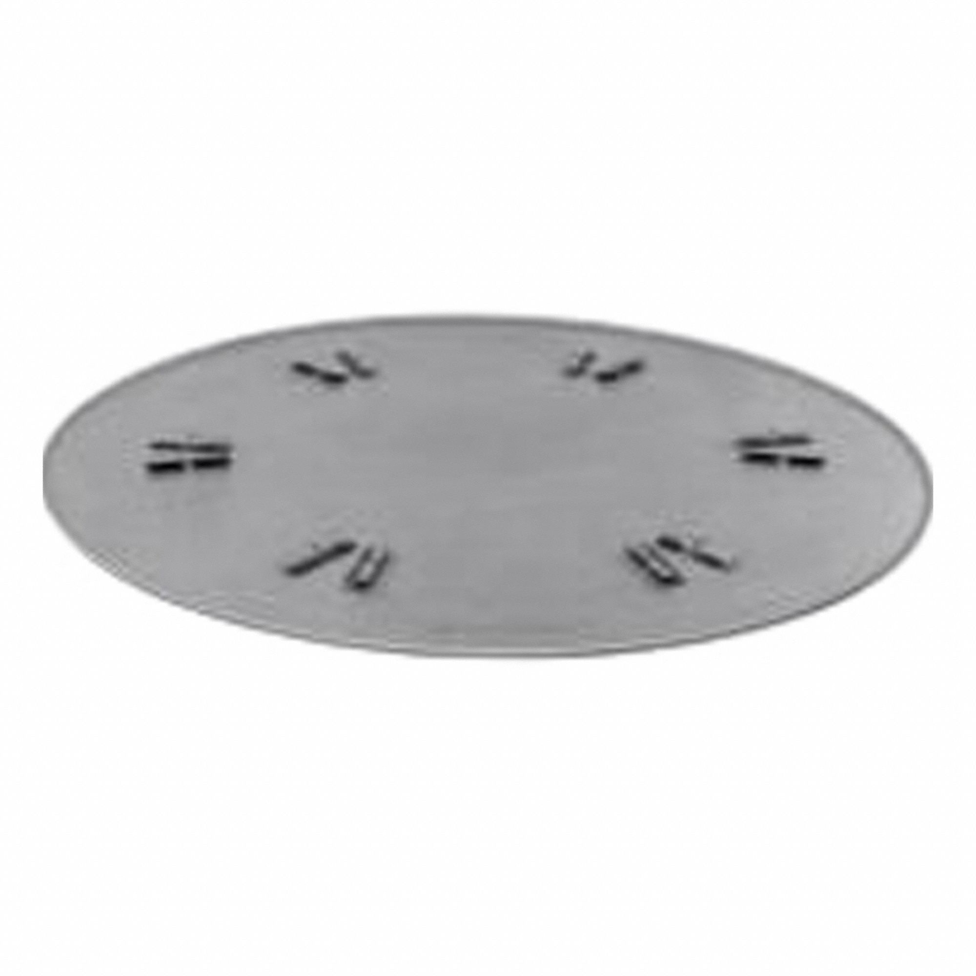 Flat Float Pan: Flat Finish-Round Corners, 60 1/2 in Lg, 60 1/2 in Wd, 60 in Trowel, Steel