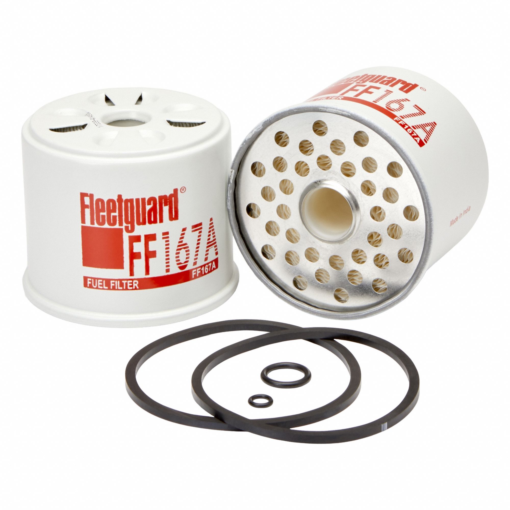 Fuel Filter: Cartridge, 2 13/16 in Overall Lg, 3 5/16 in Outside Dia, 11/16 in Inside Dia