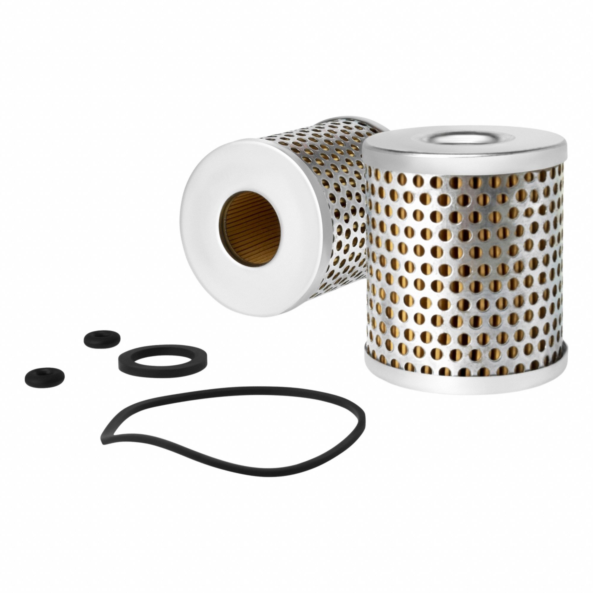 Fuel Filter: Cartridge, 2 1/2 in Overall Lg, 2 3/16 in Outside Dia, 1/4 in Inside Dia