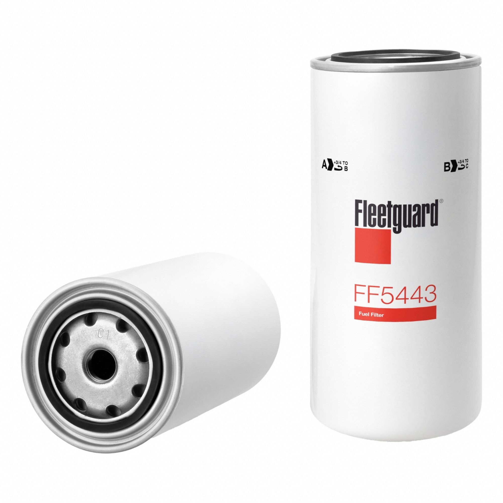 Automotive Fuel Filter: Spin-On, 16 in Overall Lg, 3 11/16 in Outside Dia