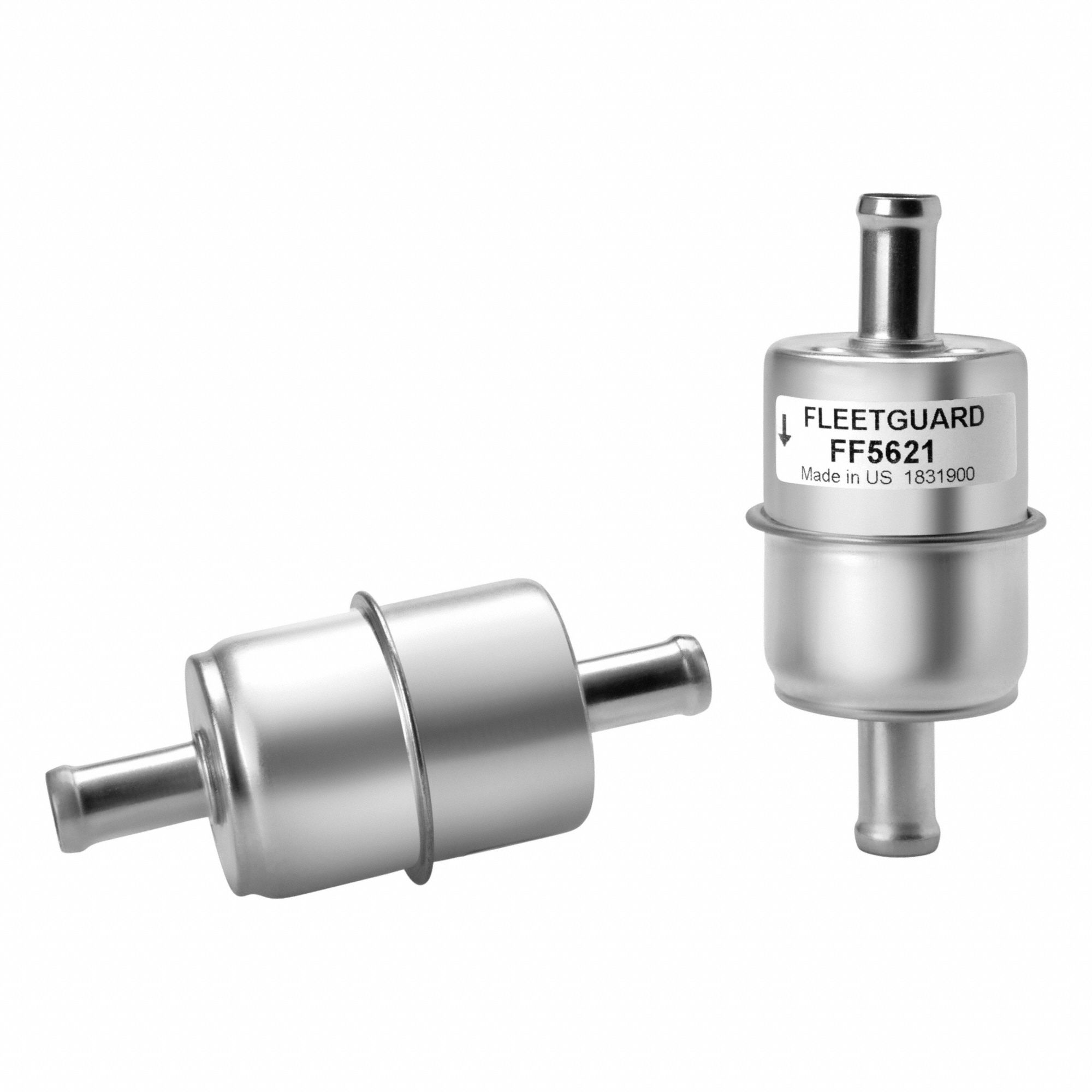 Fuel Filter: In-Line, 4 5/16 in Overall Lg, Diesel Fuel, Diesel, Chevrolet/Gen Motors