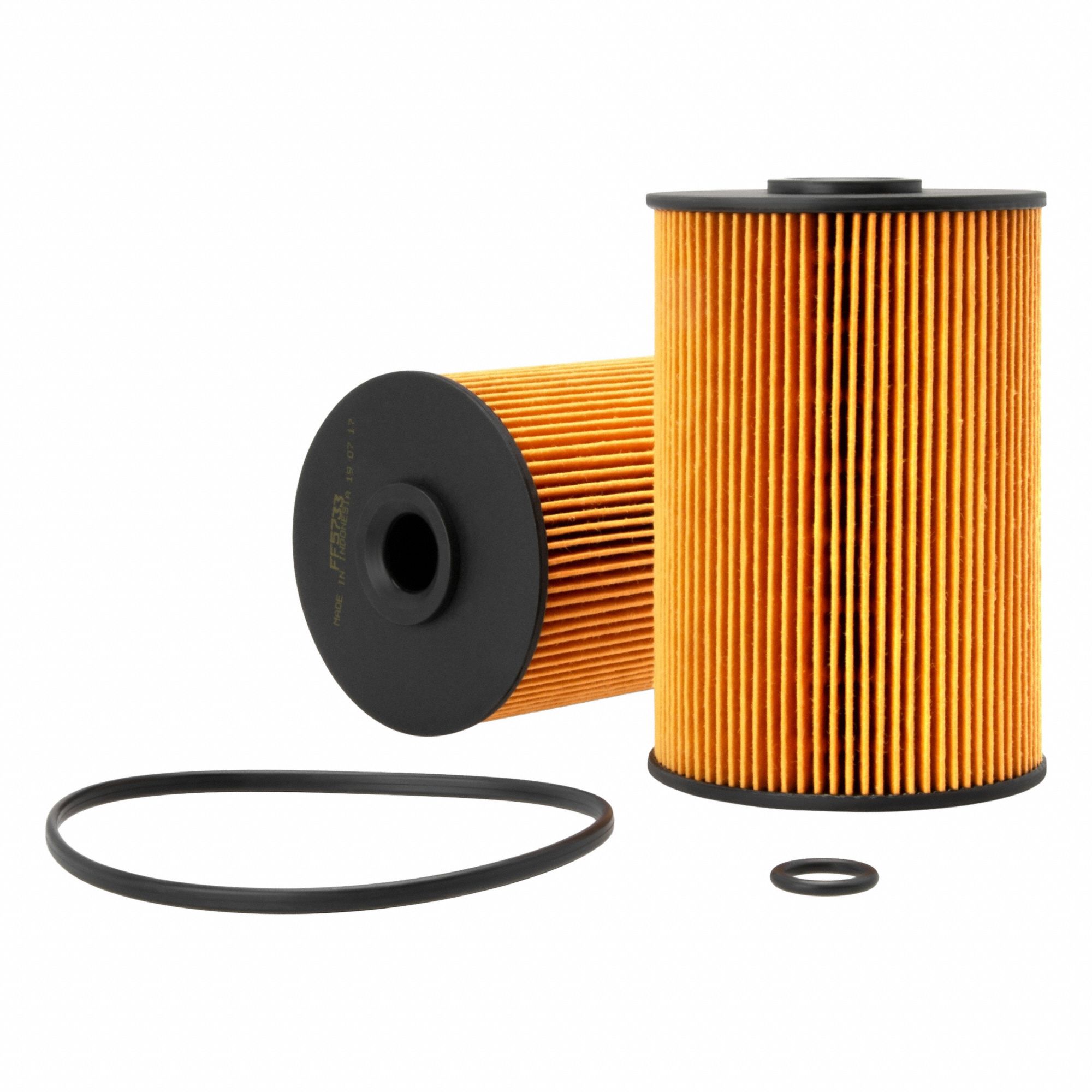 Fuel Filter: Cartridge, 5 1/8 in Overall Lg, Diesel Fuel, Diesel, Hino