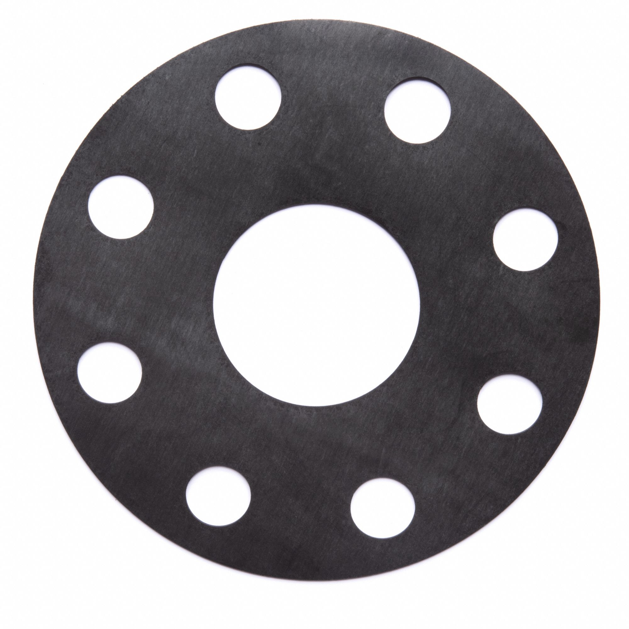 FULL FACE FLANGE GASKET: CLASS 300, FKM, FOR 3 IN PIPE, ⅛ IN THICK, 3½ IN ID, BLACK