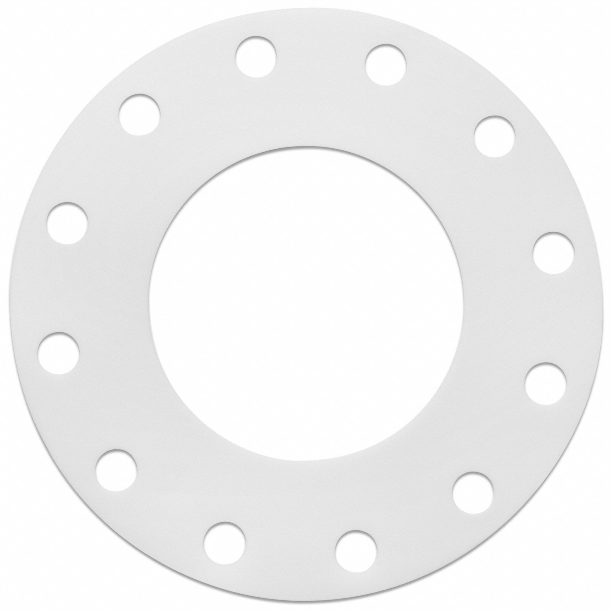 Class 150, PTFE, Full Face Flange Gasket 742J40BULKFG1158 Grainger