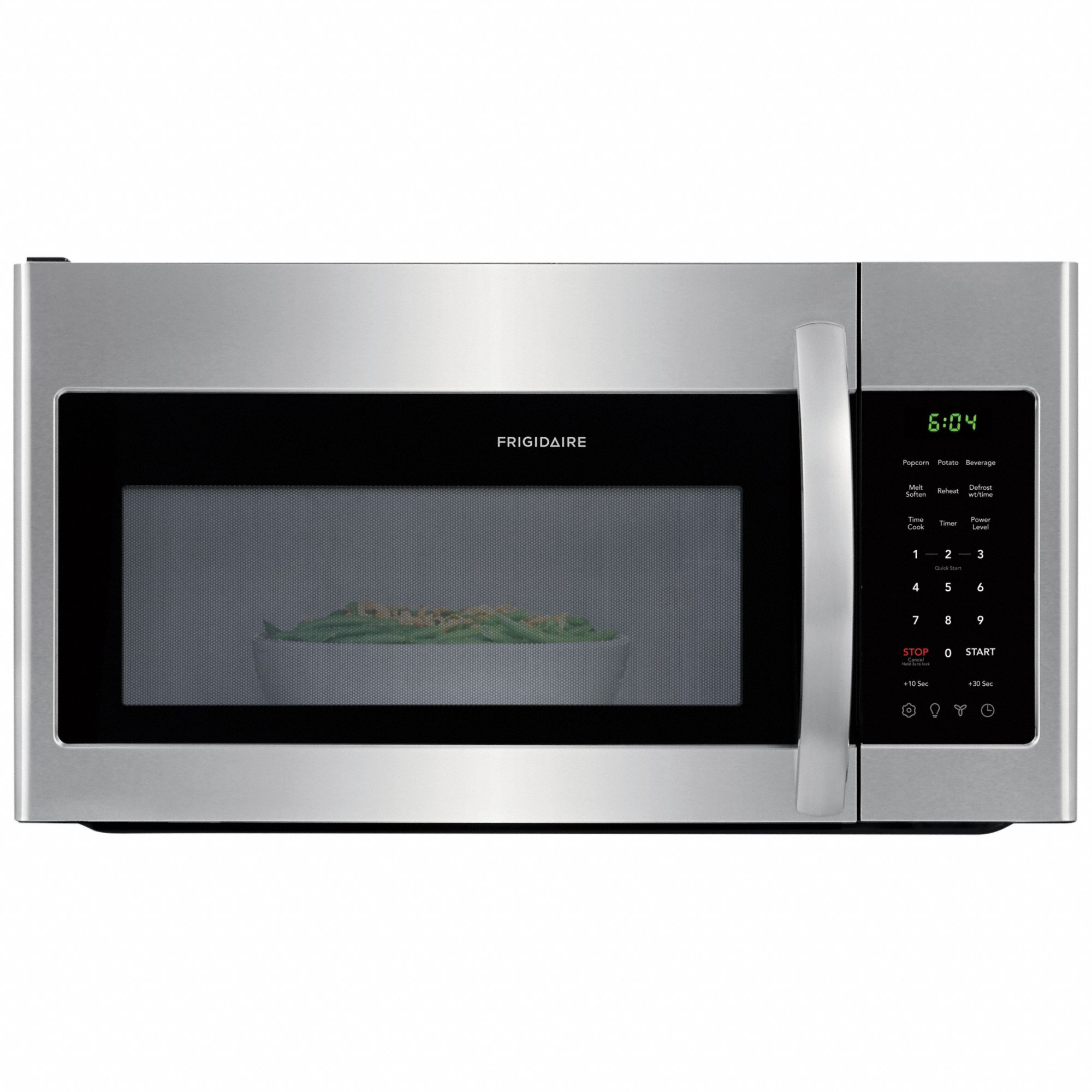 FRIGIDAIRE, Stainless Steel, 1.8 cu ft Oven Capacity, Over the Range
