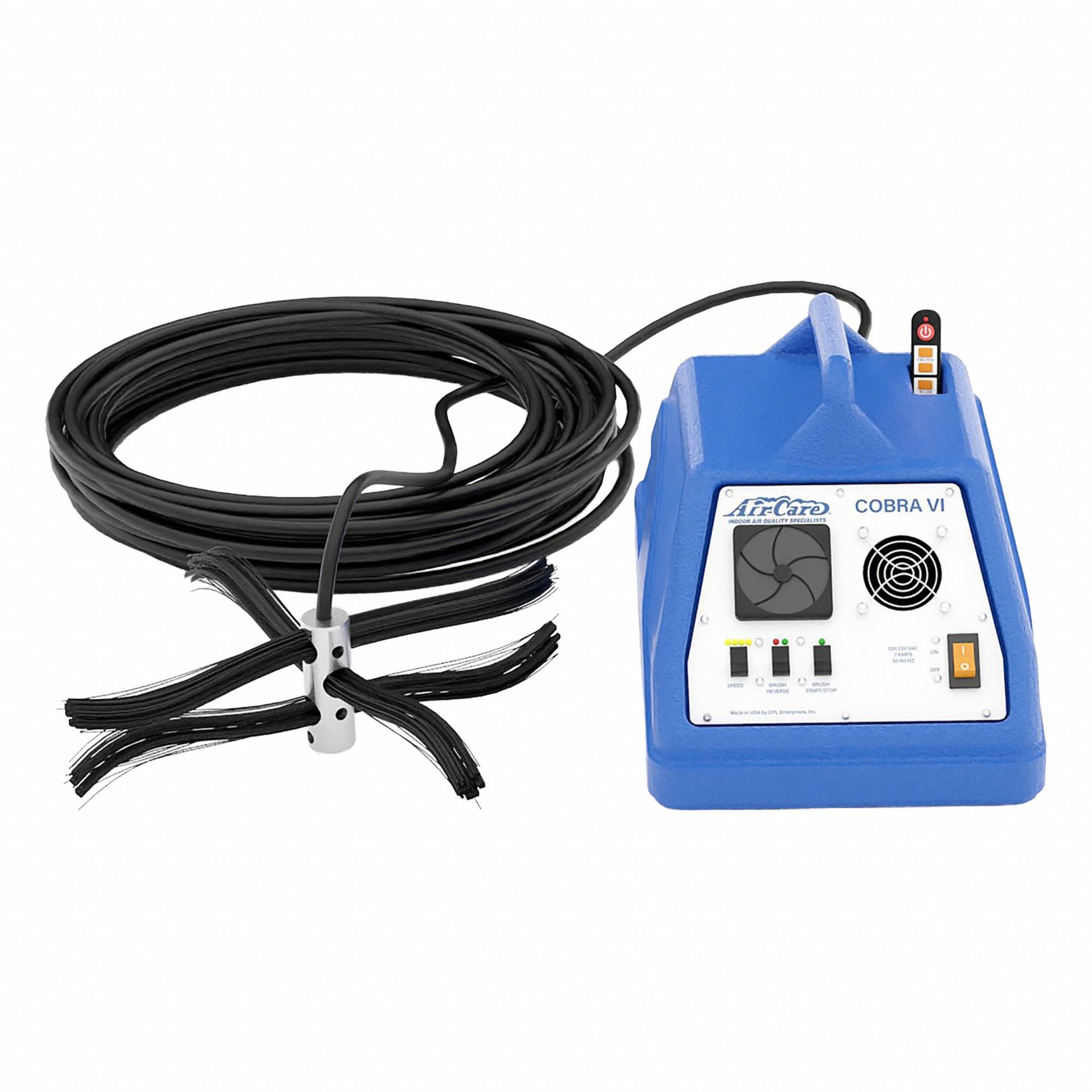 Air Duct Cleaning Tool: Negative Air Pressure, 2, 000 sq ft Coverage Area - Max, 90V