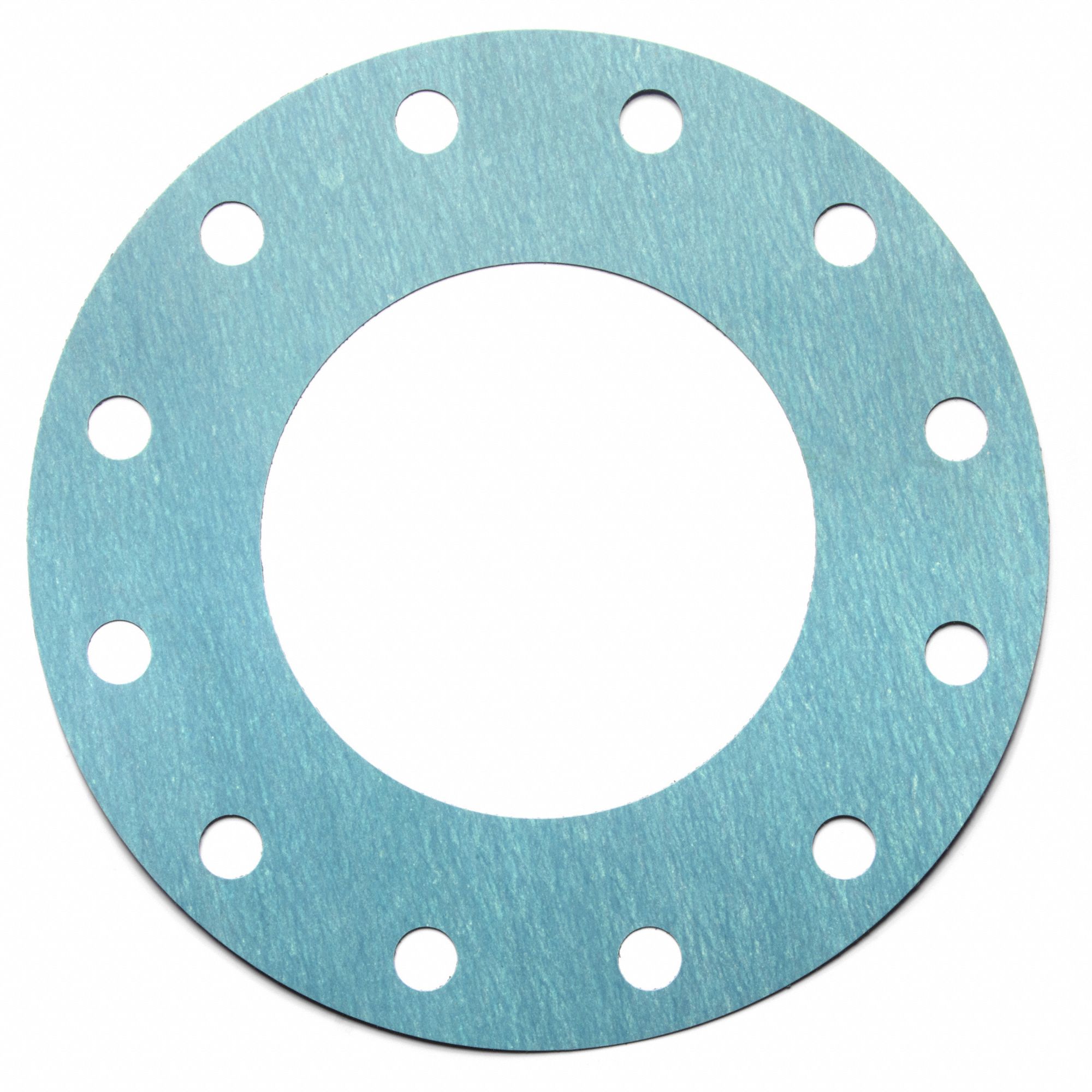 FULL FACE FLANGE GASKET: CLASS 150, ARAMID, BUNA-N BINDER, FOR 12 IN PIPE, BLUE