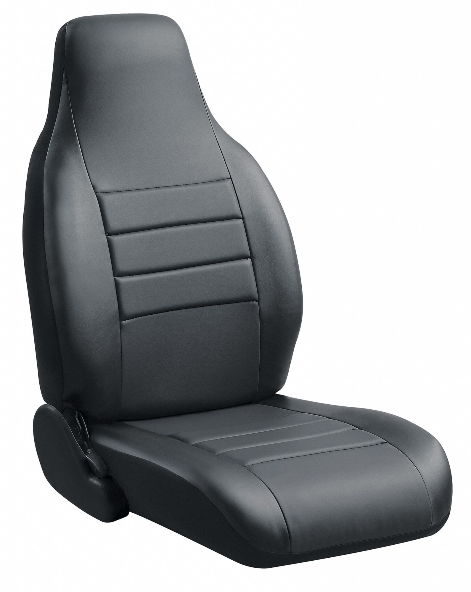 SEAT COVER, RAM/FRONT, BLK, 15.75 L X 11.75 W X 5.75 H IN, LEATHERETTE/OEM/SUPER-GRIP