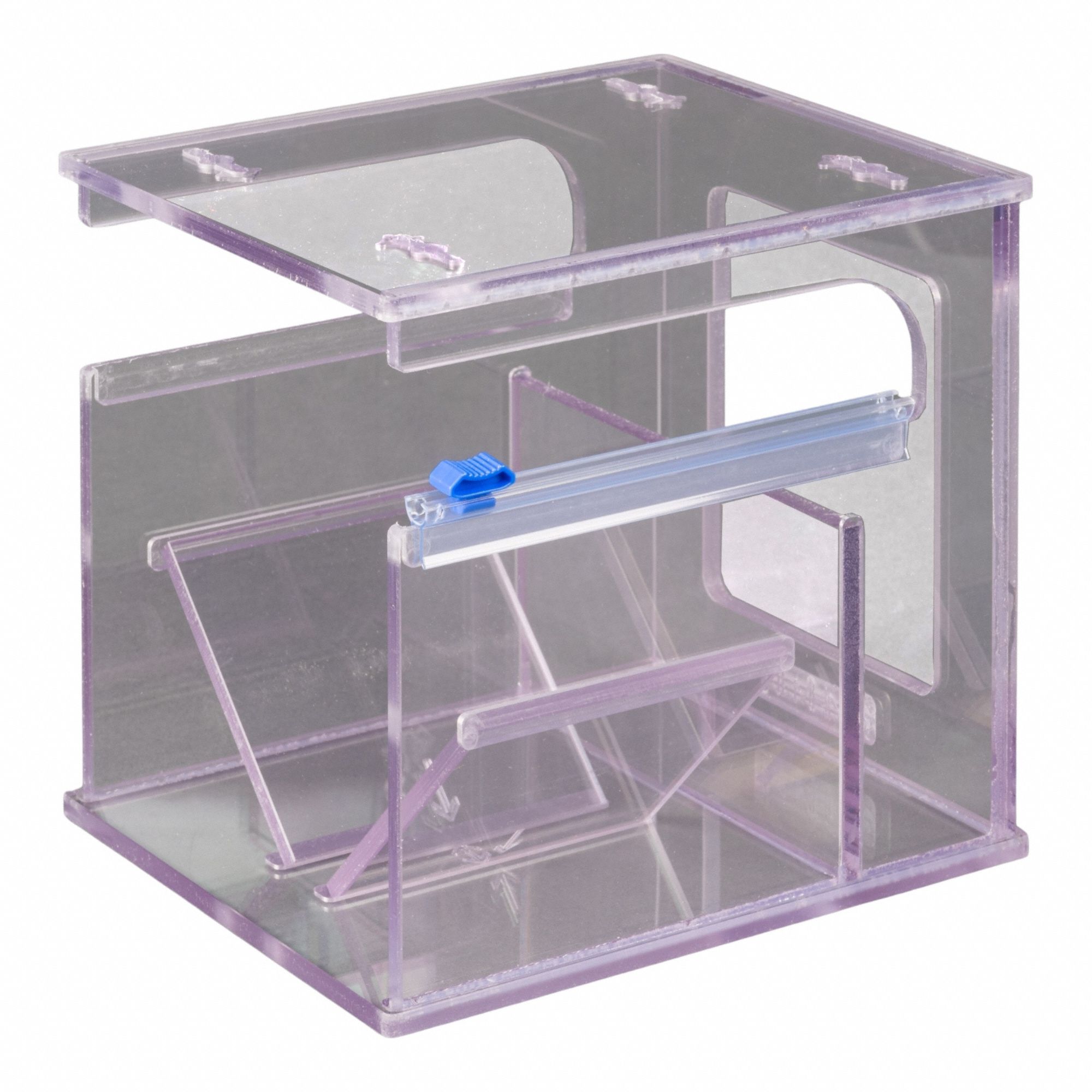 Parafilm Dispenser: PETG, 8 in Overall Lg, 7 1/4 in Overall Thick, 6 3/4 in Overall Wd, Clear (MPN FILMHNG-M). Key specifications — Brand: POLTEX; Product Type: Roll Dispenser; Color: Clear; Material: PETG.