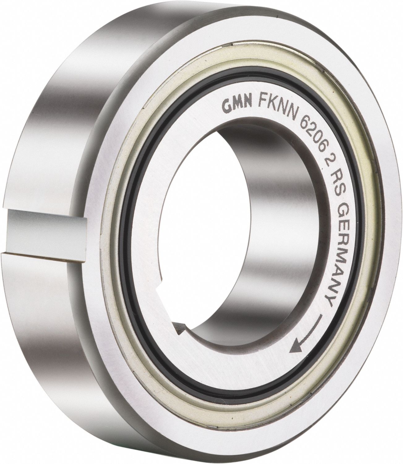 GMN Ball Bearing Supported Clutches: Sprag, 20 mm Bore Size, FKNN, 44.3 ft-lb Static Torque (MPN FKNN 6204-2RS). Key specifications — Brand: GMN; Manufacturer Part Number: FKNN 6204-2RS; Clutch/Brake Type: Sprag.