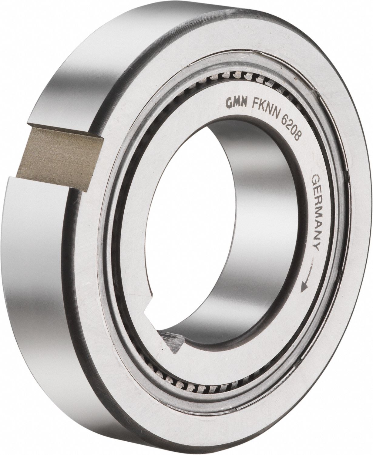 GMN Ball Bearing Supported Clutches: Sprag, 40 mm Bore Size, FKNN, 196.9 ft-lb Static Torque (MPN FKNN 6208). Key specifications — Brand: GMN; Manufacturer Part Number: FKNN 6208; Clutch/Brake Type: Sprag.