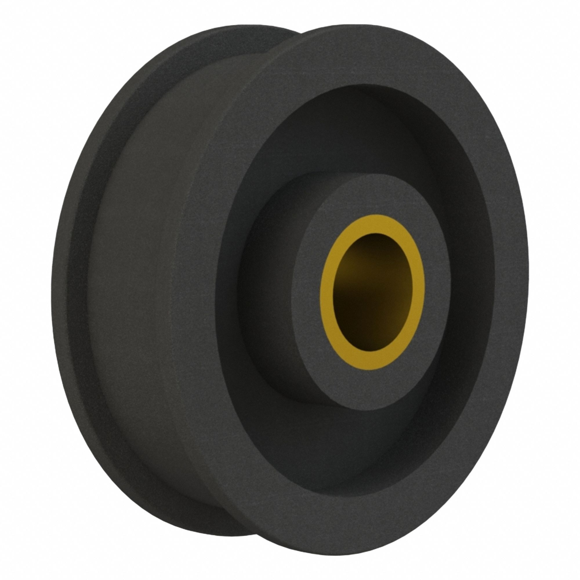 BREWER MACHINE & GEAR Flat Belt Idler Pulley: 1 in Bore, 4.5 in OD, Cast Iron, Bushing Bearing (MPN P1). Key specifications — Bearing Type: Bushing; Brand: BREWER MACHINE & GEAR.