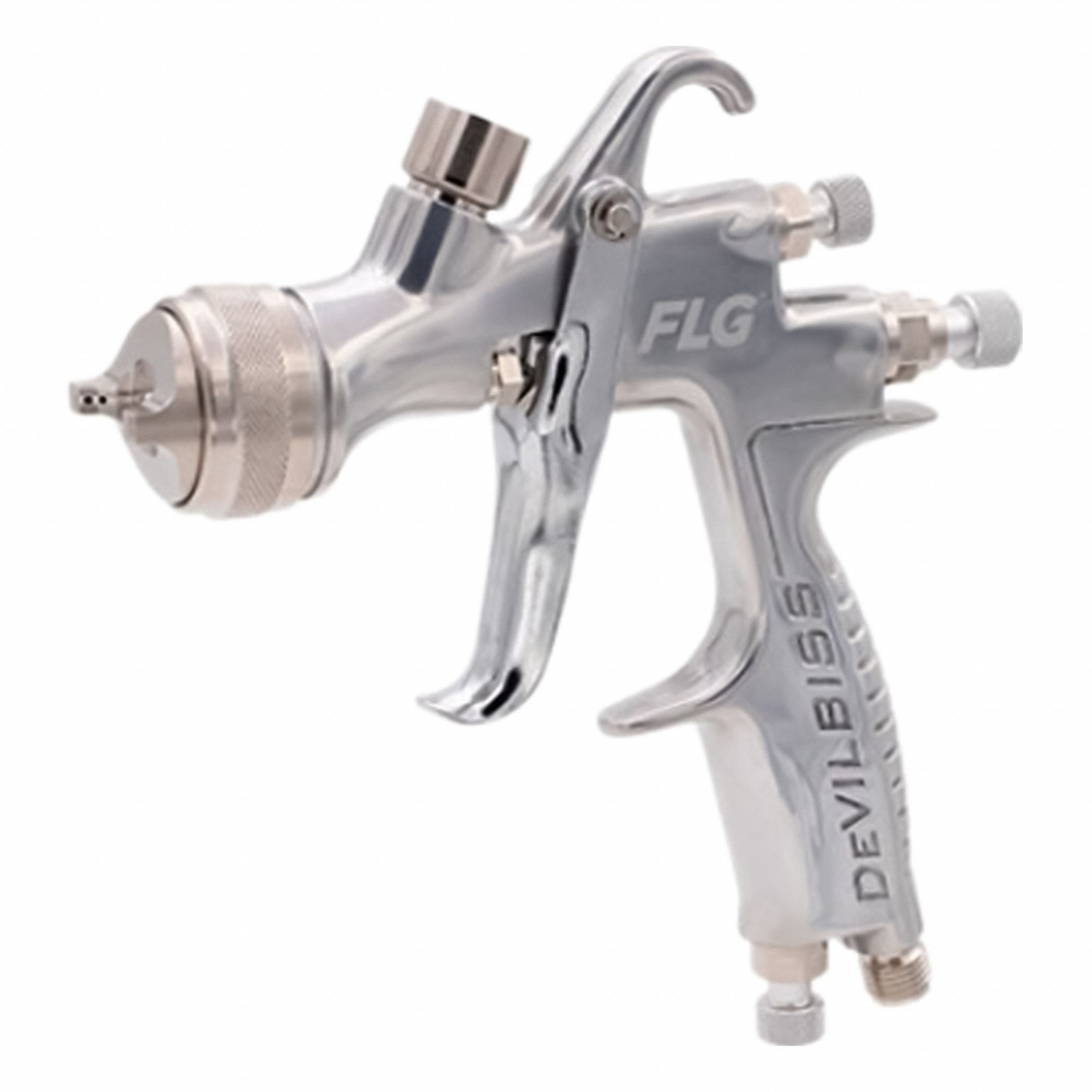 Spray Gun: HVLP, 11 in to 12 in, 1/4 in Air Inlet Size, Coatings/Paints, 12 cfm @ 26 psi