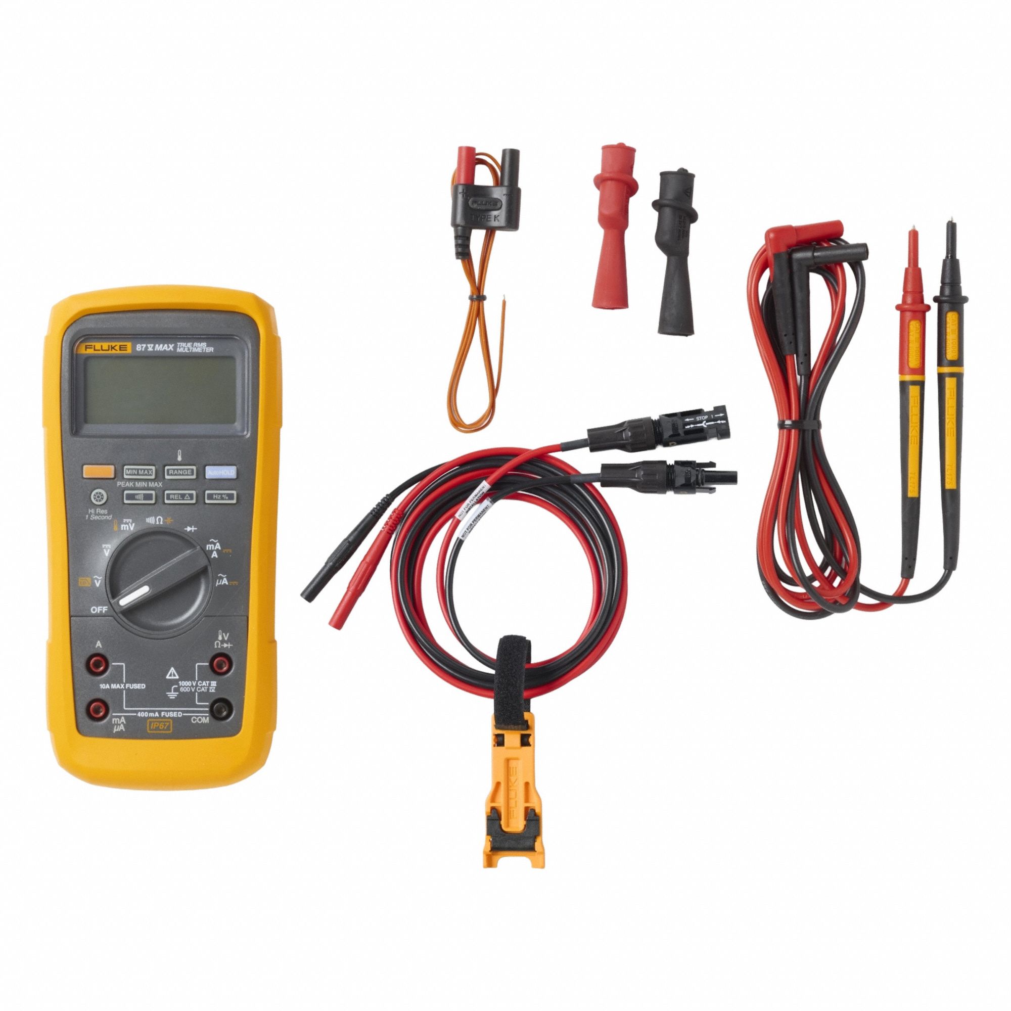 Solar Kit Backlit LCD Datalogging