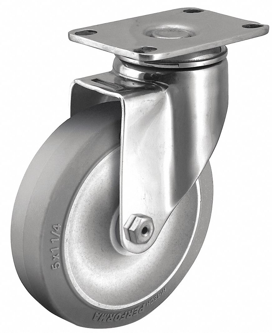 CASTER S/S SWIVEL 5IN