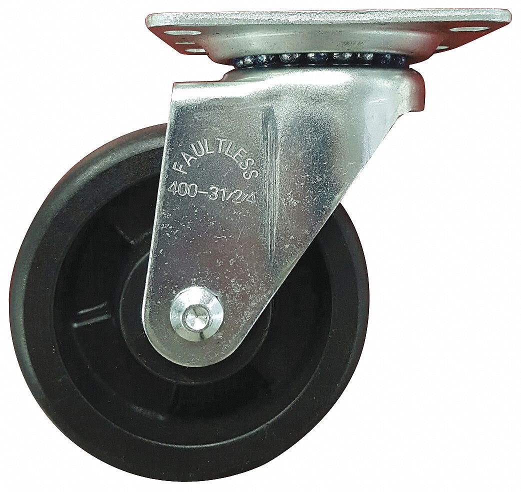 CASTER,SWIVEL,400 LBS.,3-1/2