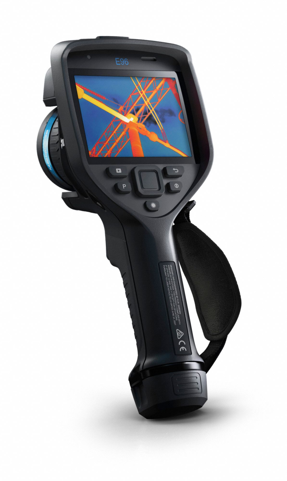 Infrared Camera: 14° x 10°, SD Card/USB/Wireless, 640 x 480, FLIR Exx, Digital Display/Sound