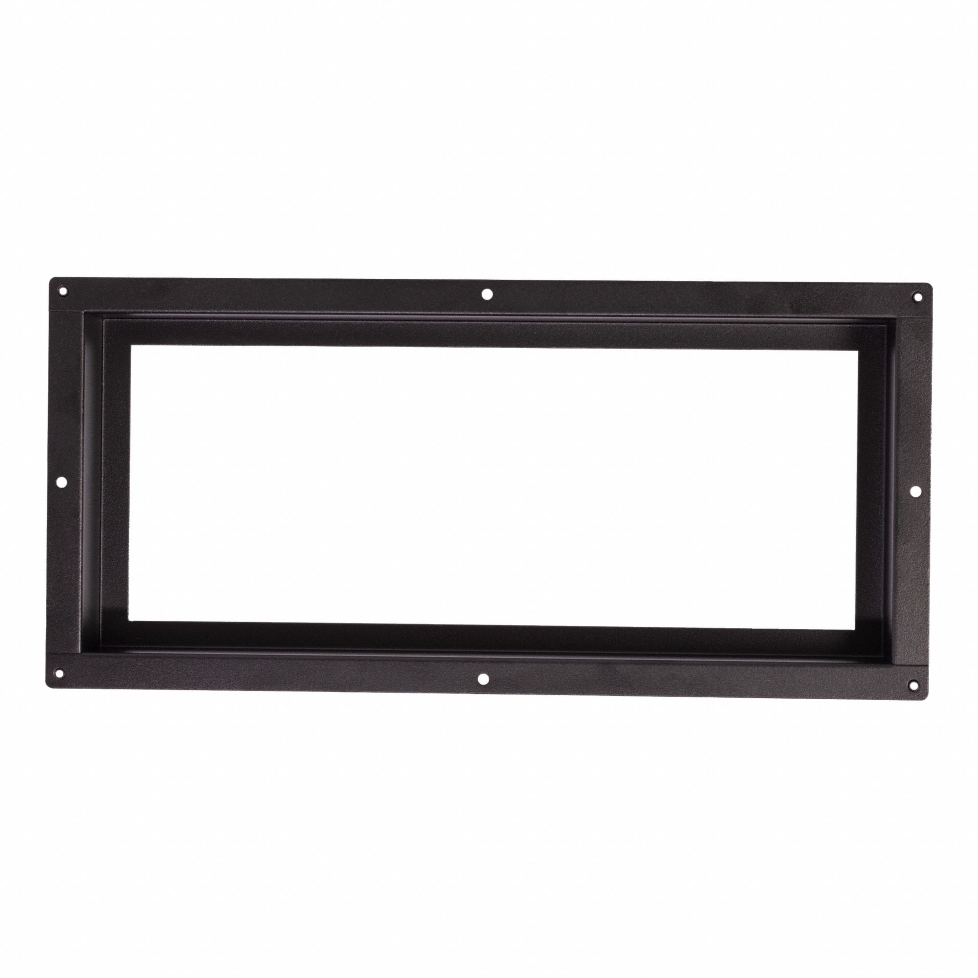 Floor Register: Ceiling/Floor/Wall, 4 in H, 12 in W, Decorative, Powder Coated, Black, Steel Grille