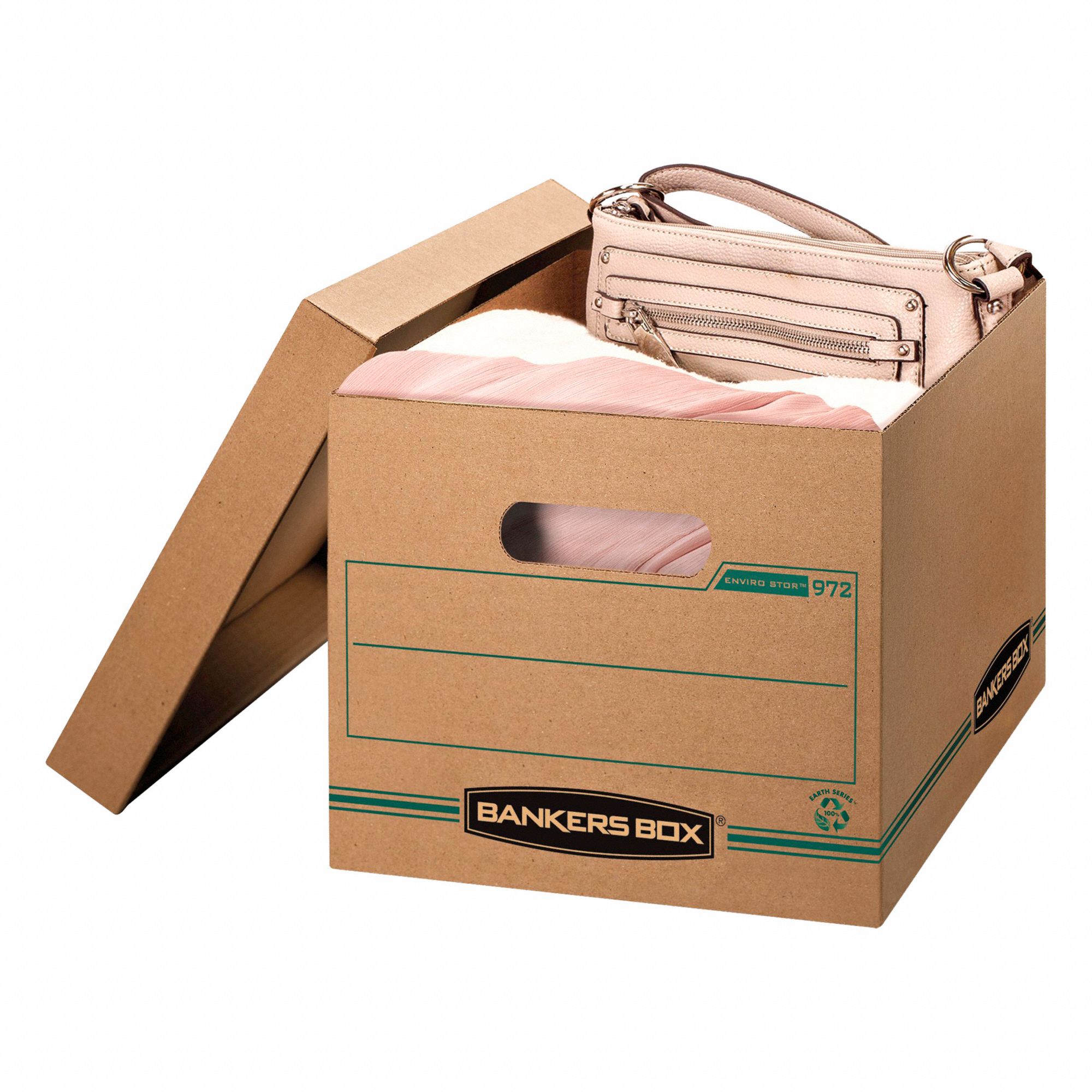 FELLOWES File Storage Box,Blue/White,PK25 - 4700 - FLW972 | 972 ...