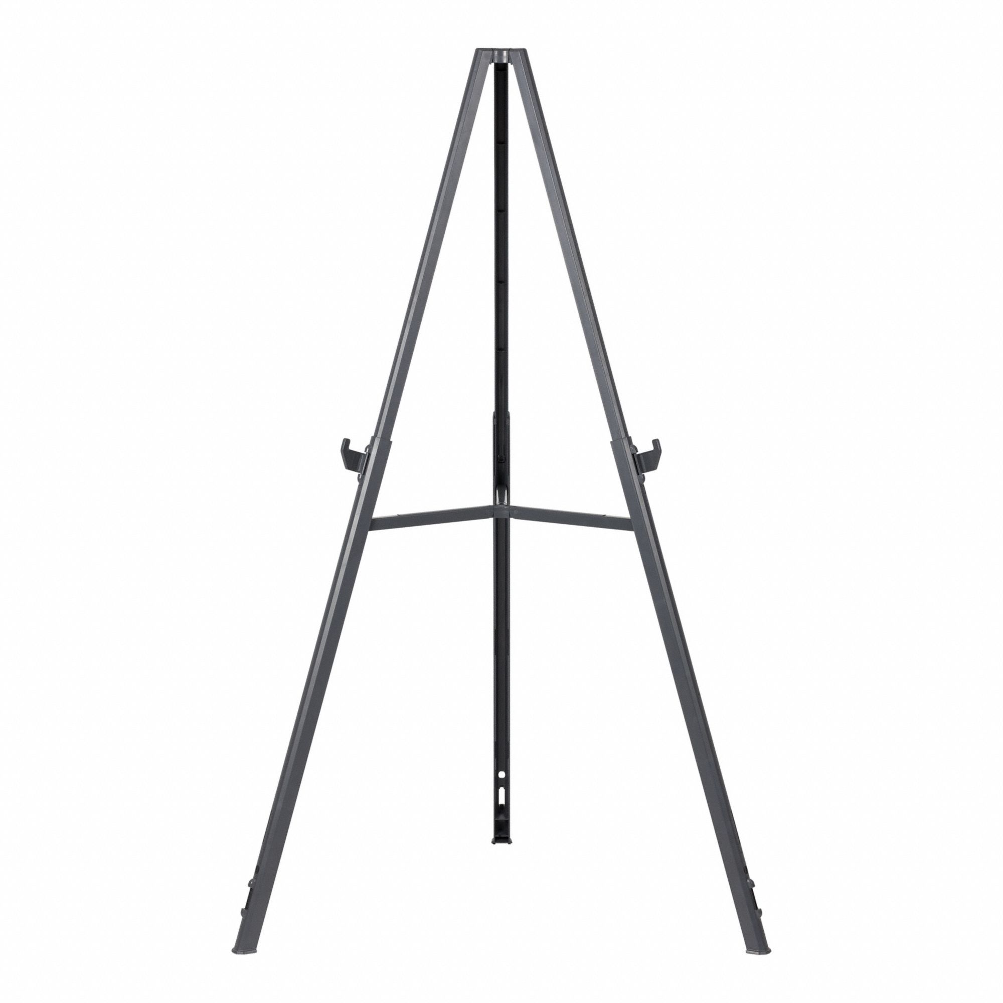 Easel: 15 in Display Ht, 12 in Display Wd, Easel Mounted, Plastic Frame, Adj