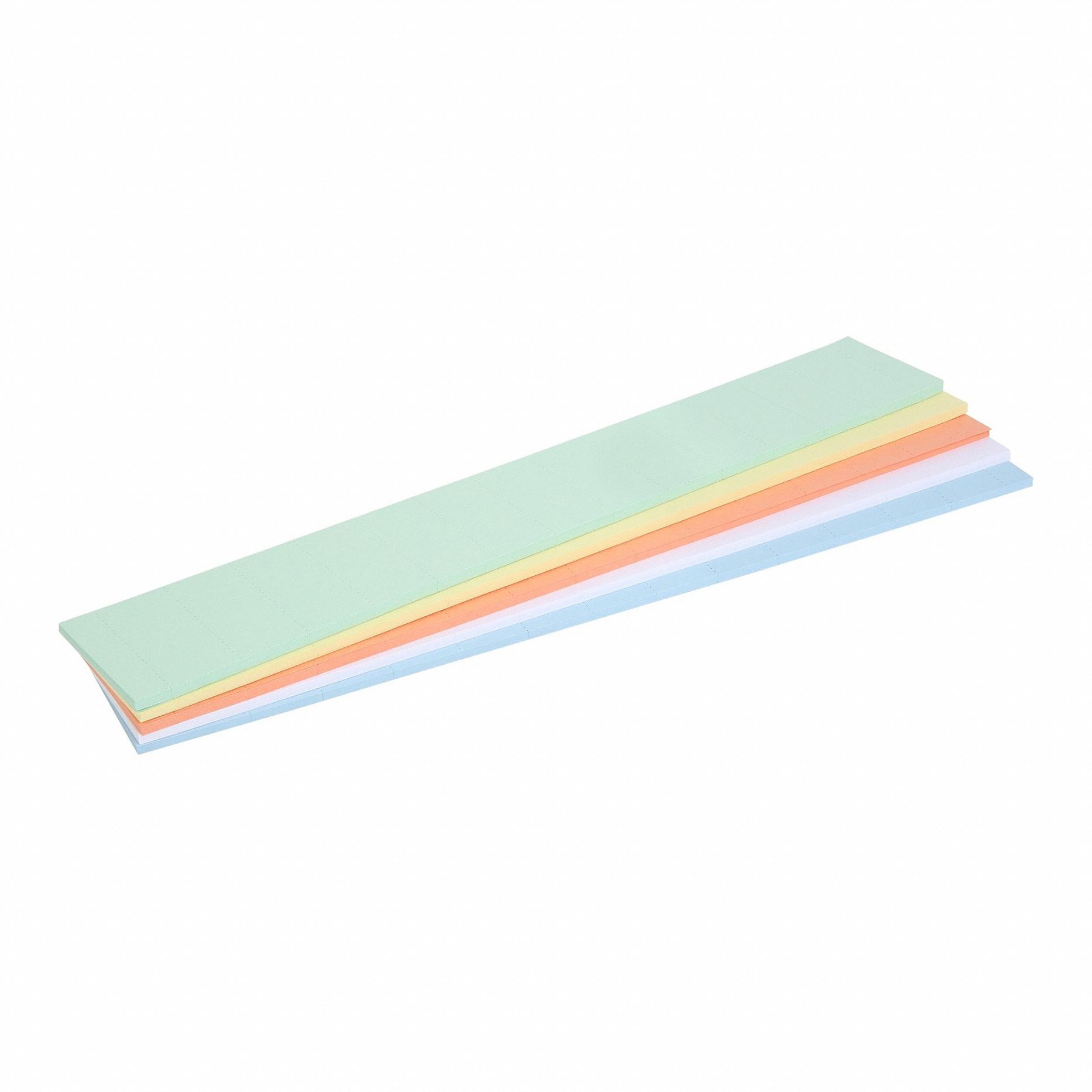 Data Cards 1 x2 Assort Colors PK1000