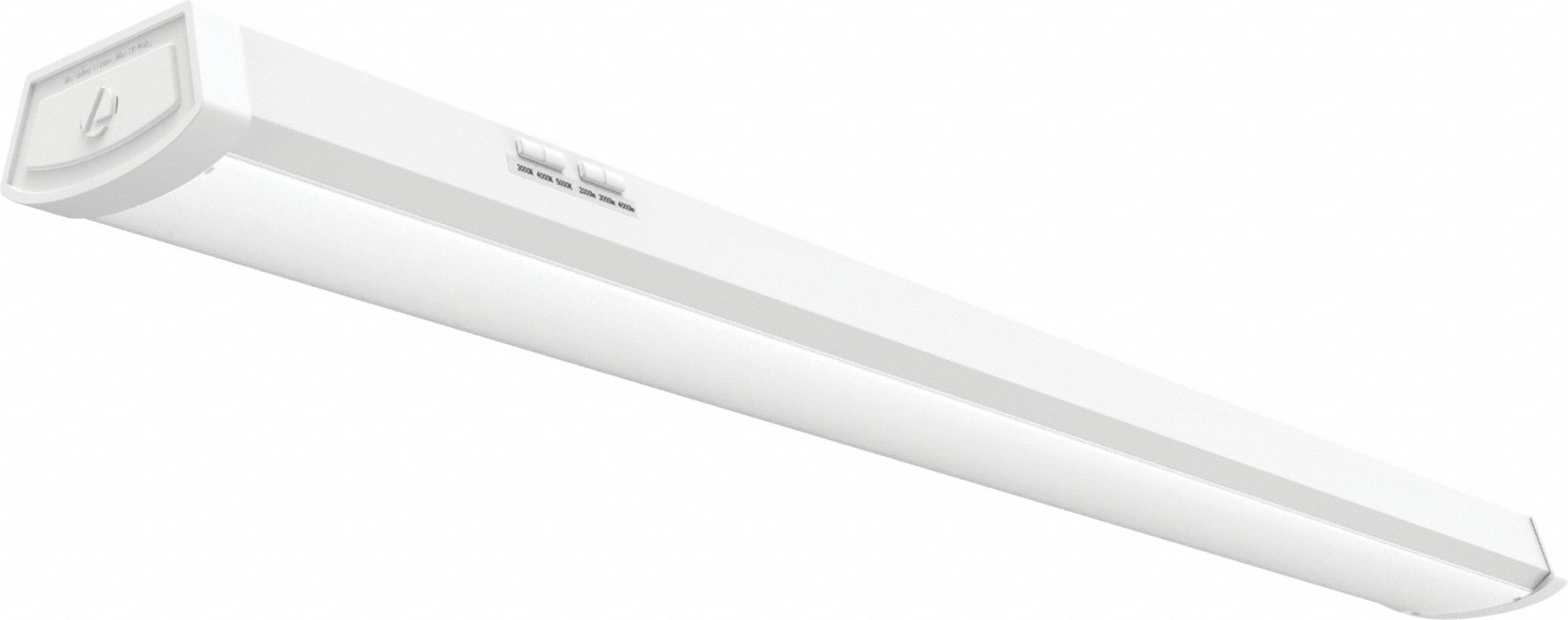 LOW PROFILE FIXTURE, LED, METAL, 1400/2900/3000/4600 LM, 120V, 2700K/3000K/3500K/4000K, WHITE