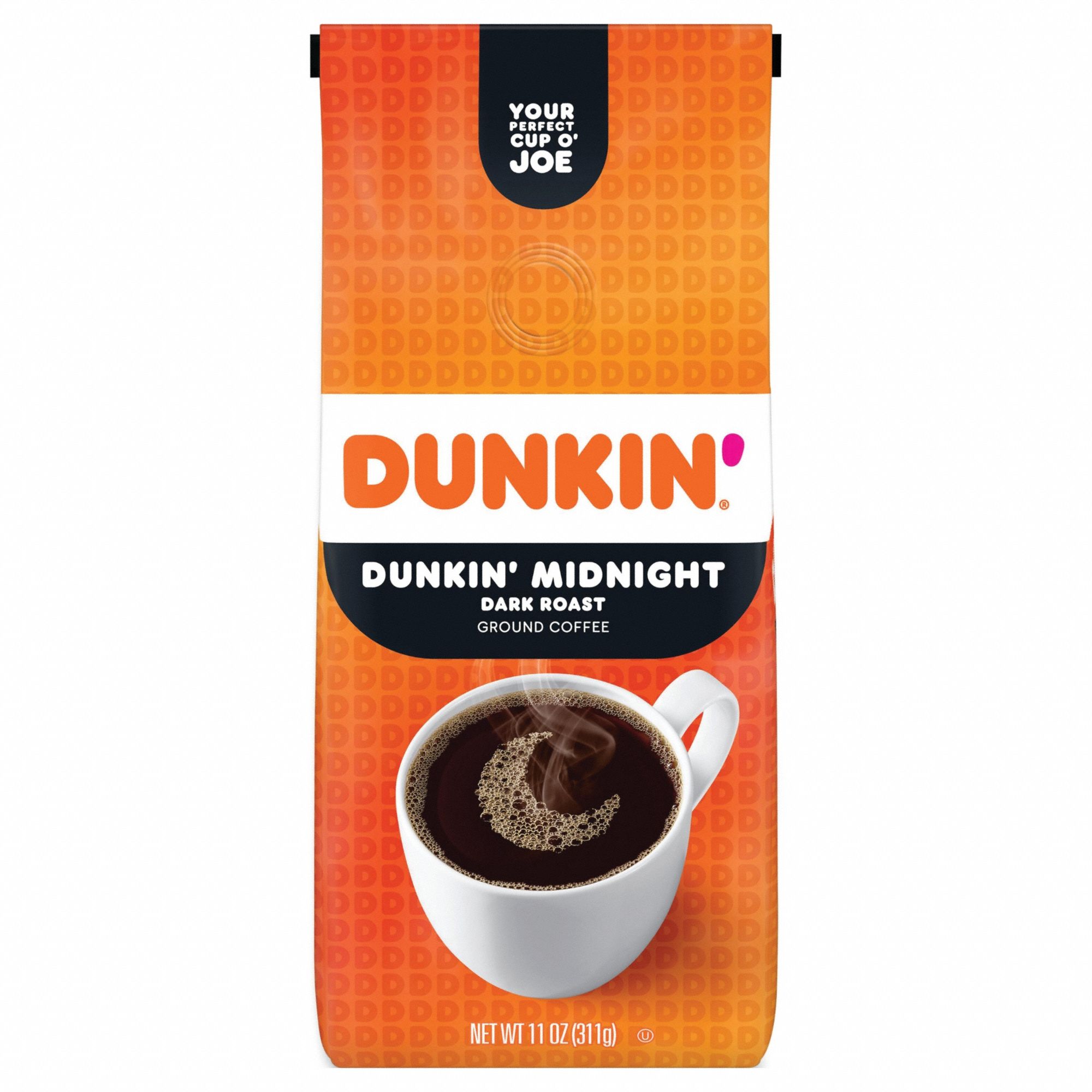 Coffee: Dunkin Dark, Bag Beverage Pack, Dark, Caffeinated, Ground, 0.7 lb Pack Wt