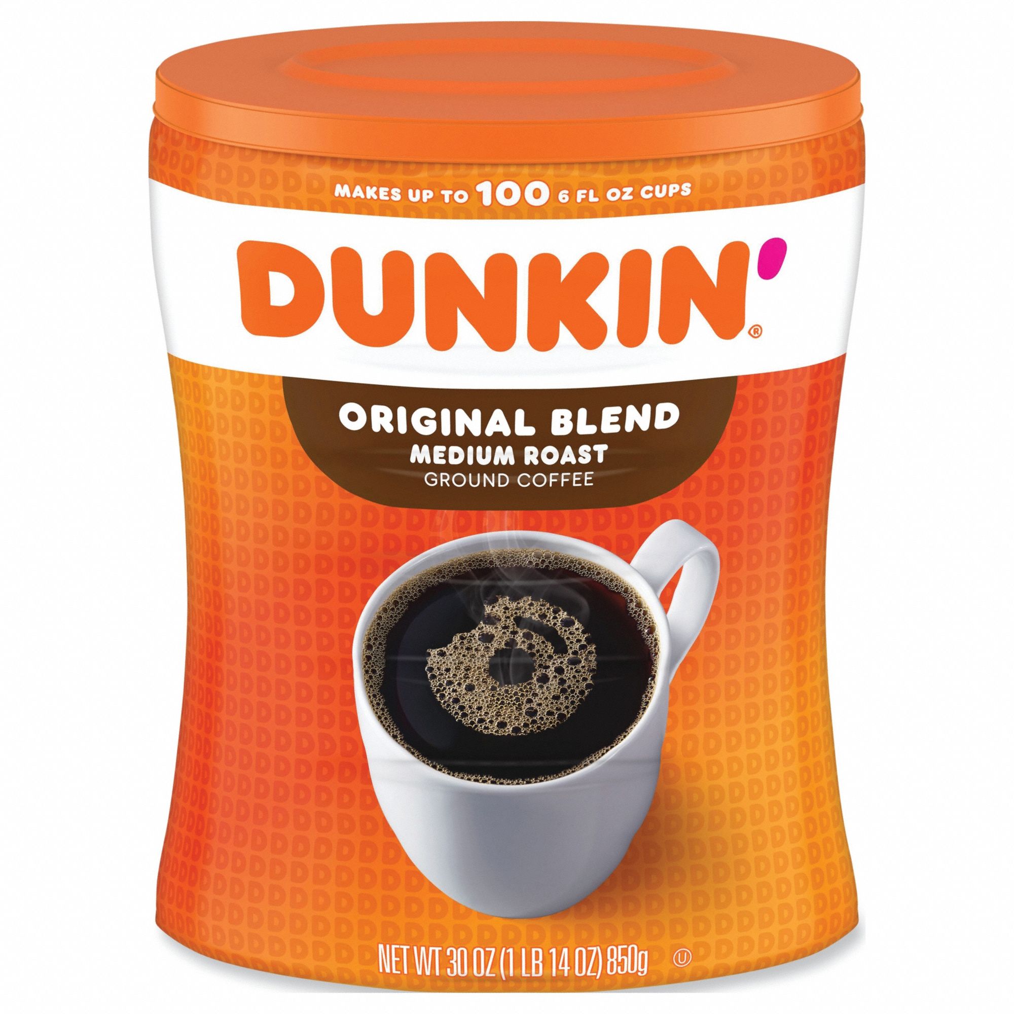 Coffee: Caffeinated, Original Blend, Can, 2 lb Pack Wt, 30 oz Net Wt, Medium, Ground