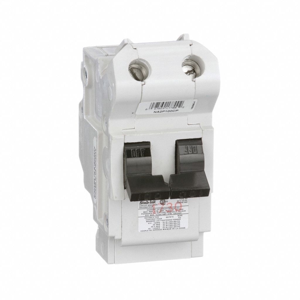 CIRCUIT BREAKER, 120/240 V AC, 90 AMPS, 2 POLES