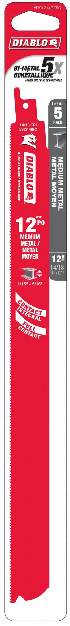 DB 12 BIM MEDIUM METAL 5PK