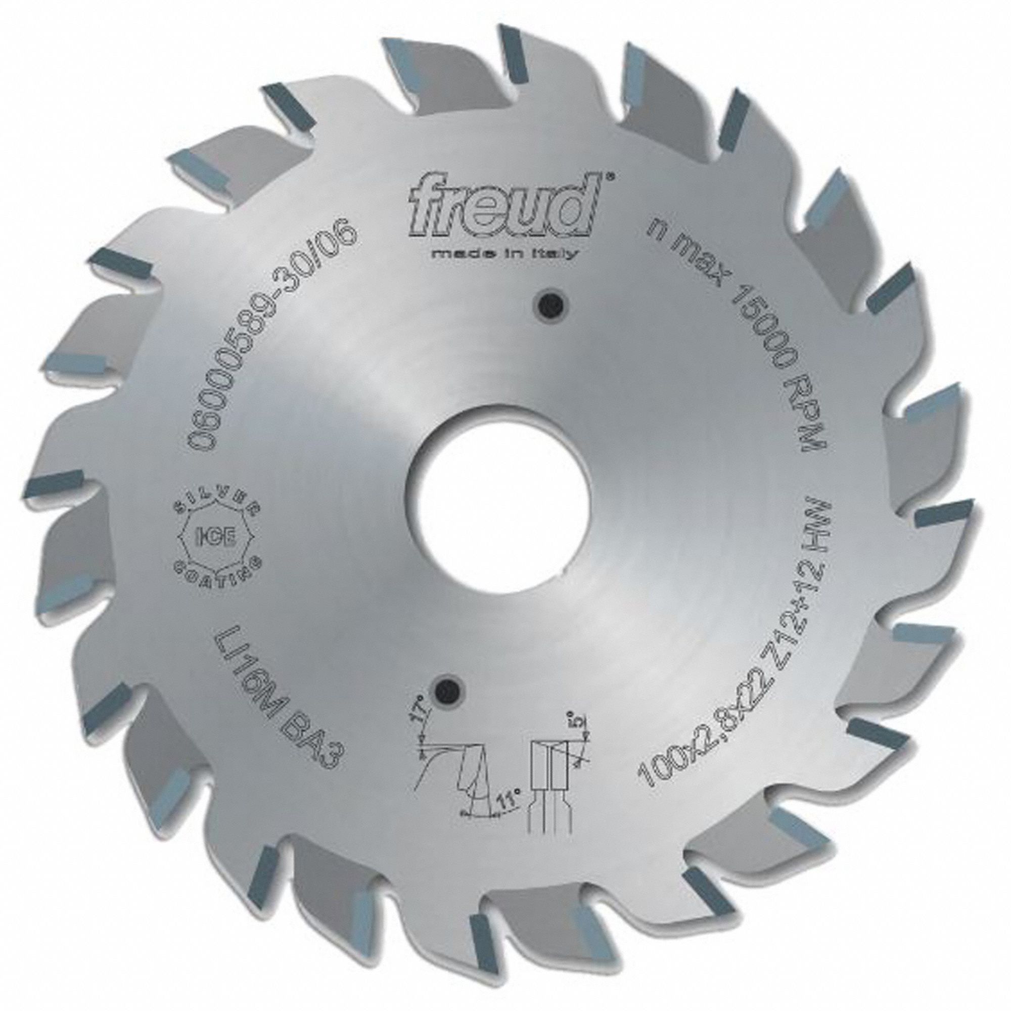 CIRCULAR SAW BLADE, CARBIDE, 4 IN DIA, 12 TEETH, 4/5 IN, FOR WOOD/LAMINATE/PLYWOOD