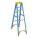 STEPLADDER, 6 FT LADDER SIZE, FIBREGLASS, 250 LB LOAD CAPACITY, 16 LB W, 2.8 FT STANDING H