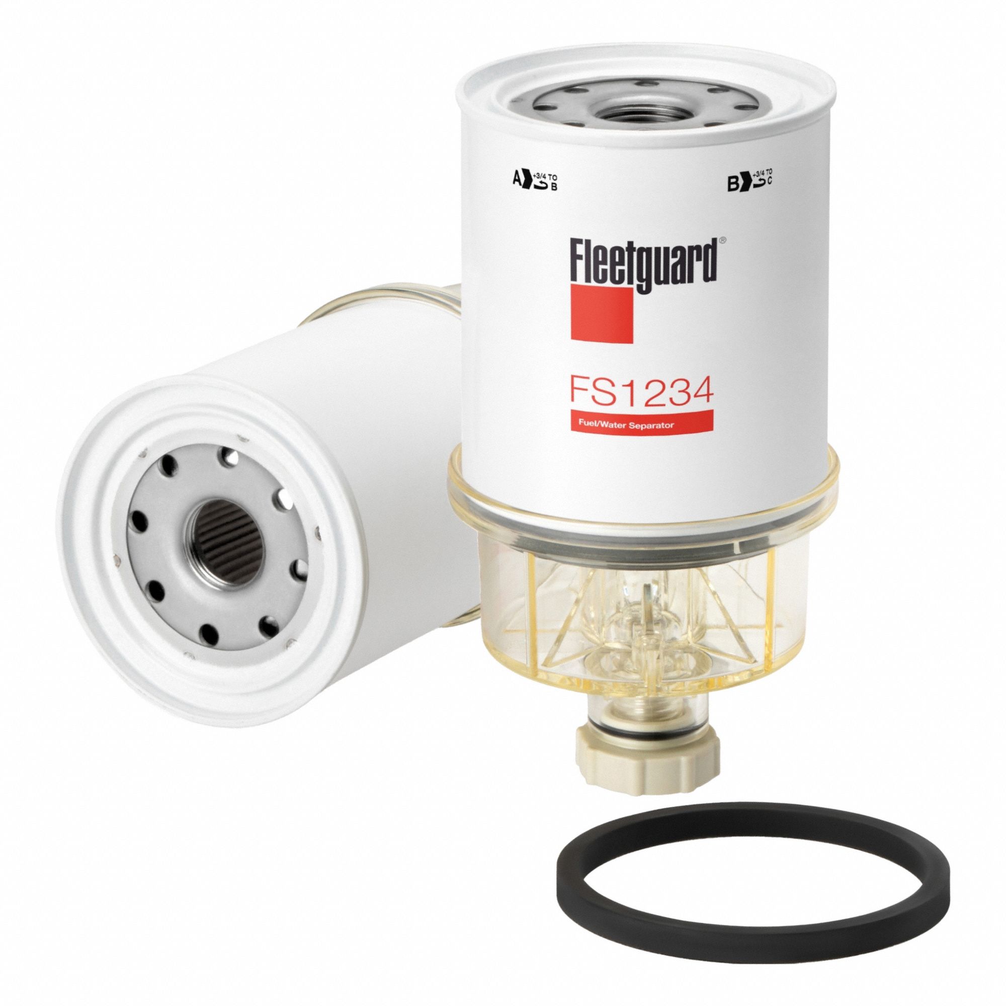 Automotive Fuel/Water Separator: Spin-On, 14 5/16 in Overall Lg, 3 3/4 in Outside Dia