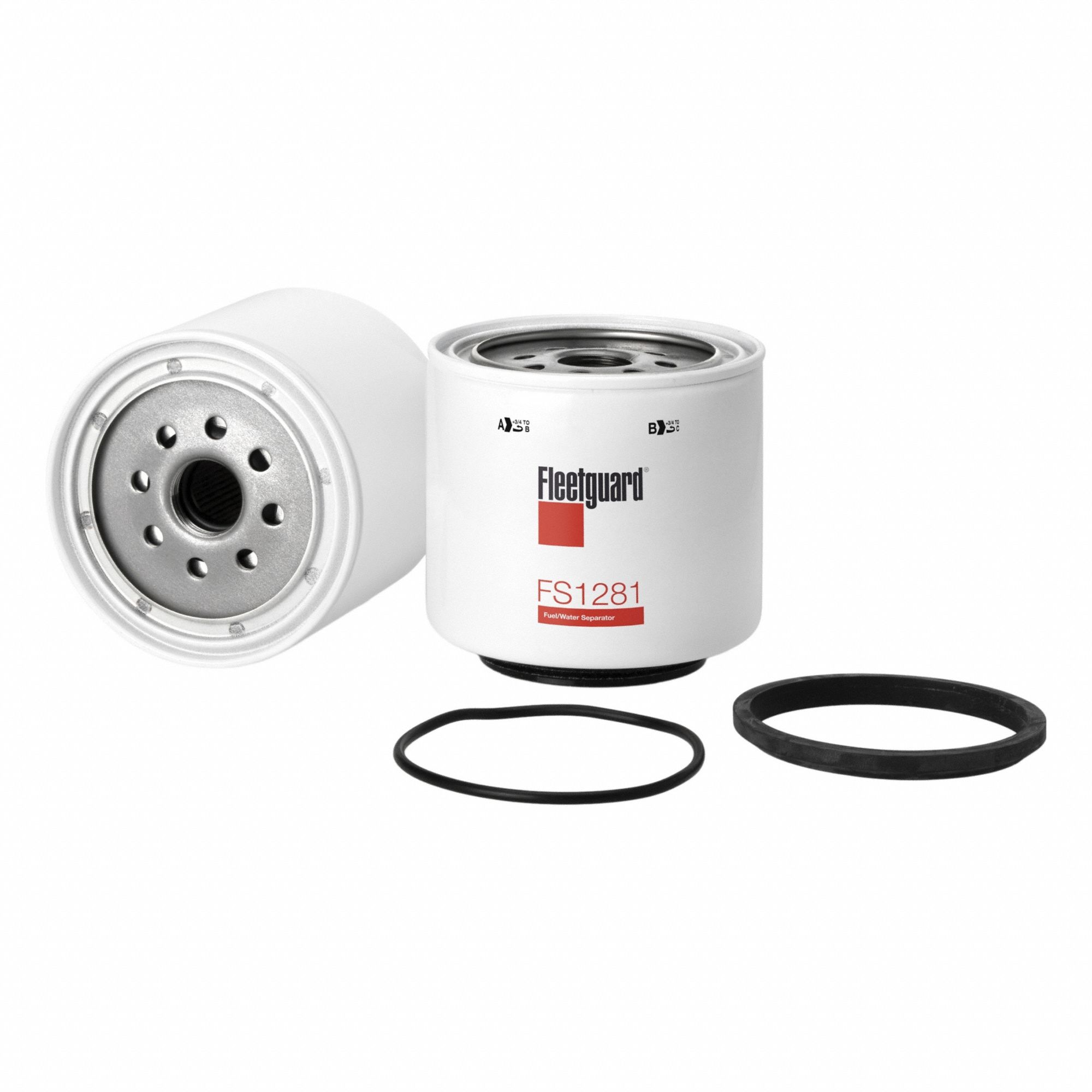 Automotive Fuel/Water Separator: Spin-On, 13 7/8 in Overall Lg, 4 3/8 in Outside Dia