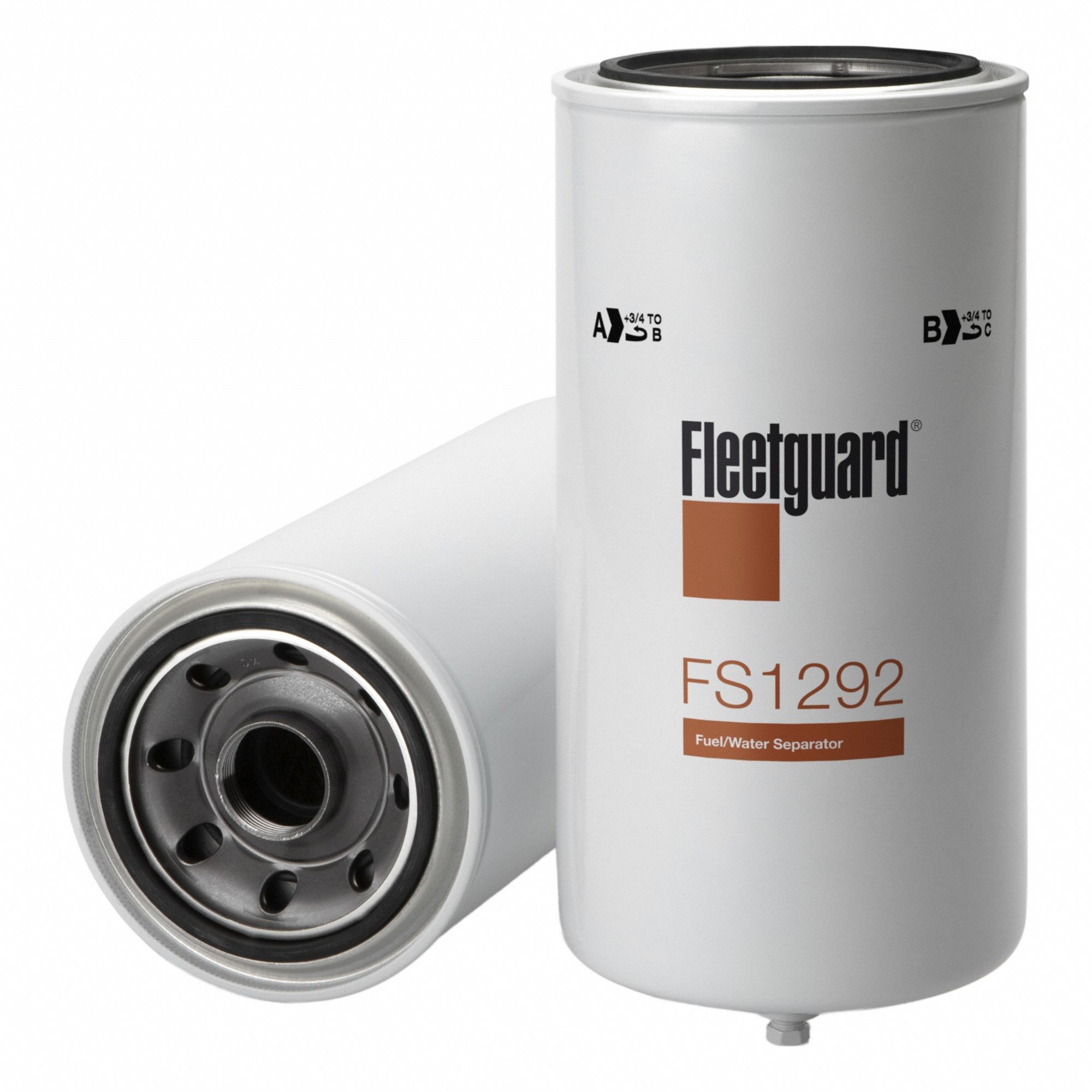 Automotive Fuel/Water Separator: Spin-On, 16 11/16 in Overall Lg, 5 3/8 in Outside Dia