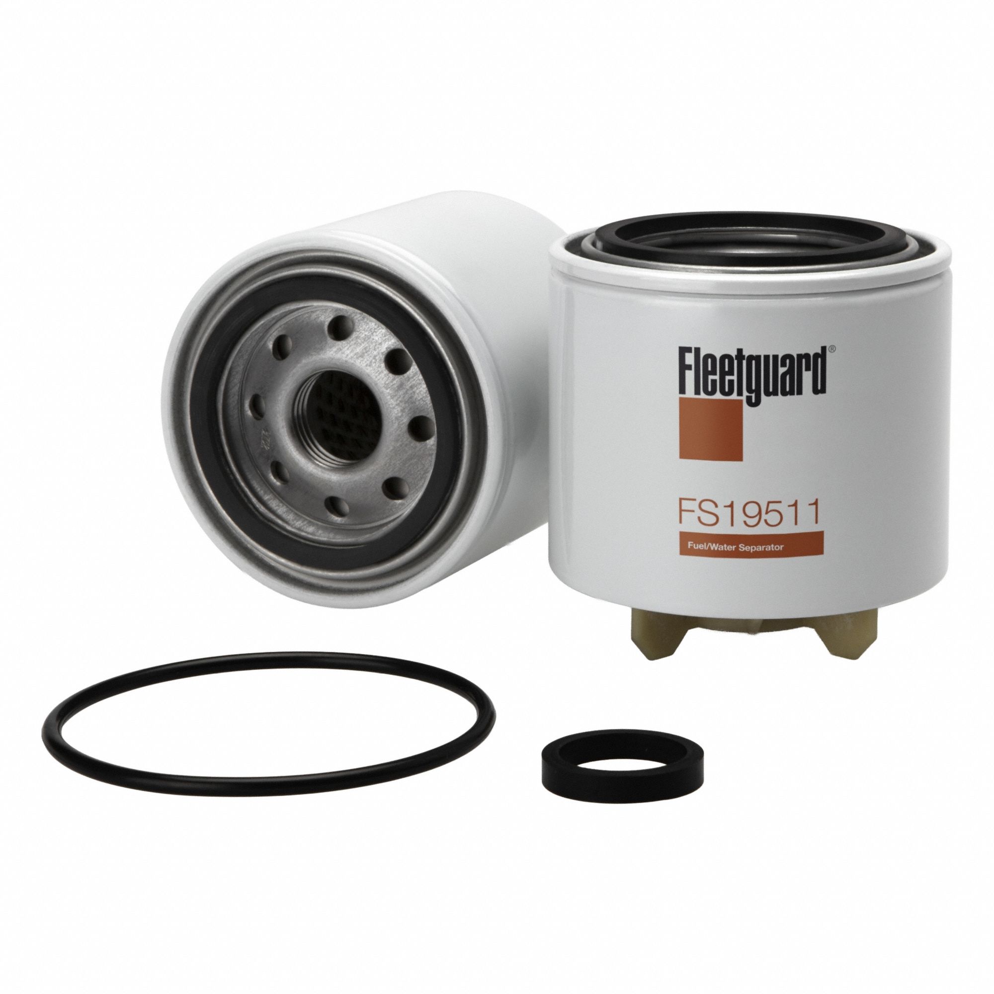 Fuel Filter: Spin-On, 3 7/8 in Overall Lg, 3 11/16 in Outside Dia, 1"-12 Thread Size