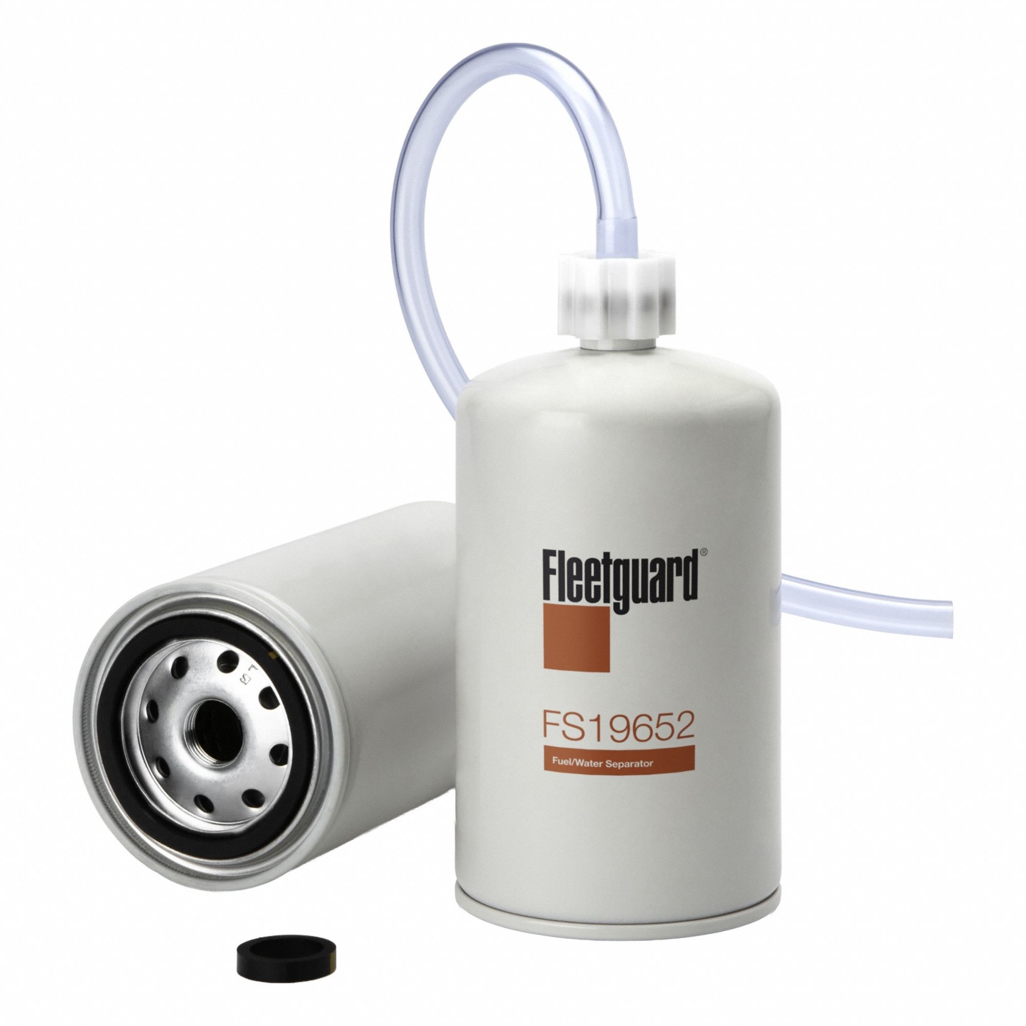 Fuel Filter: Spin-On, 7 9/16 in Overall Lg, 3 11/16 in Outside Dia, 13/16"-18 Thread Size