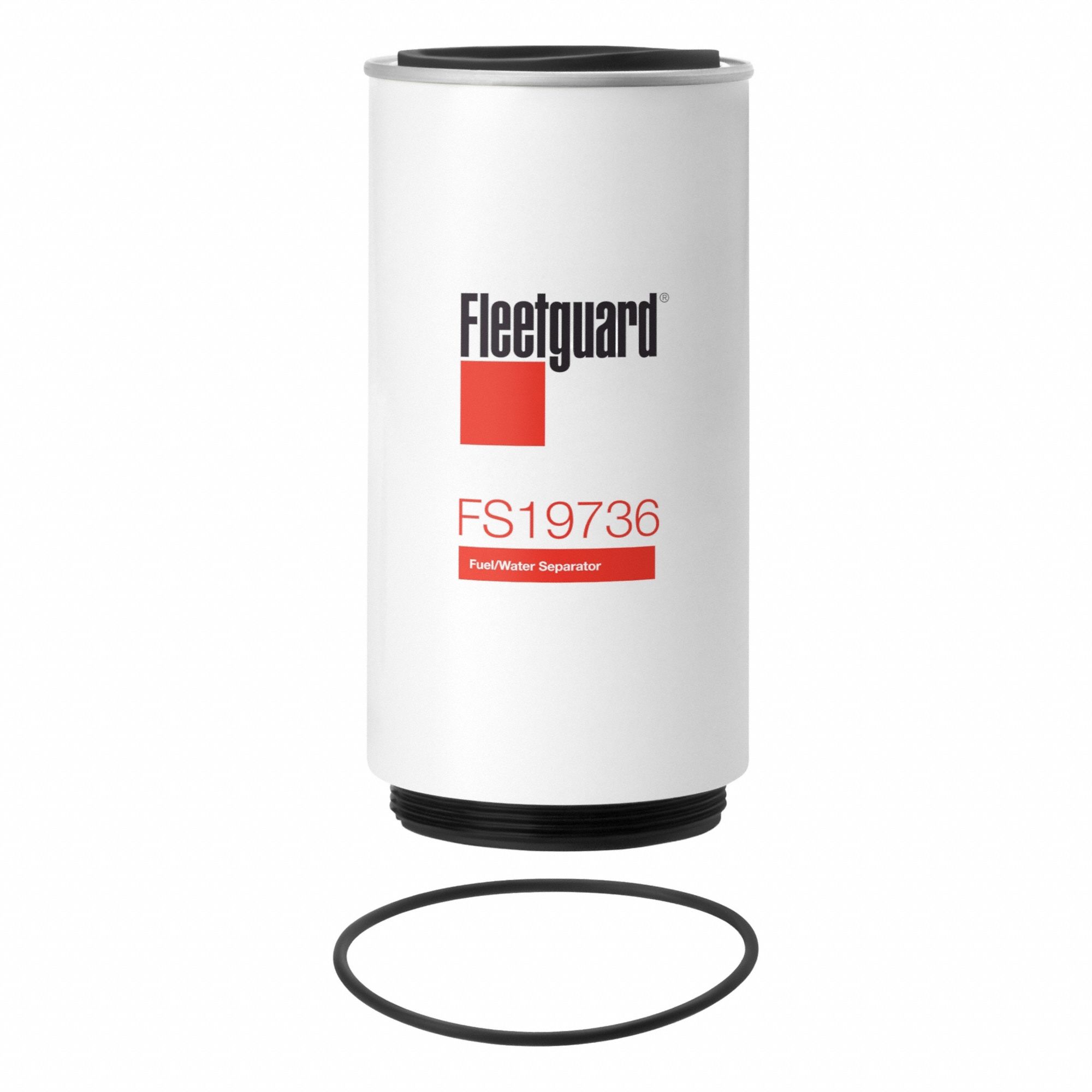 Fuel Filter: Spin-On, 8 9/16 in Overall Lg, 4 3/8 in Outside Dia, 1"-14 Thread Size