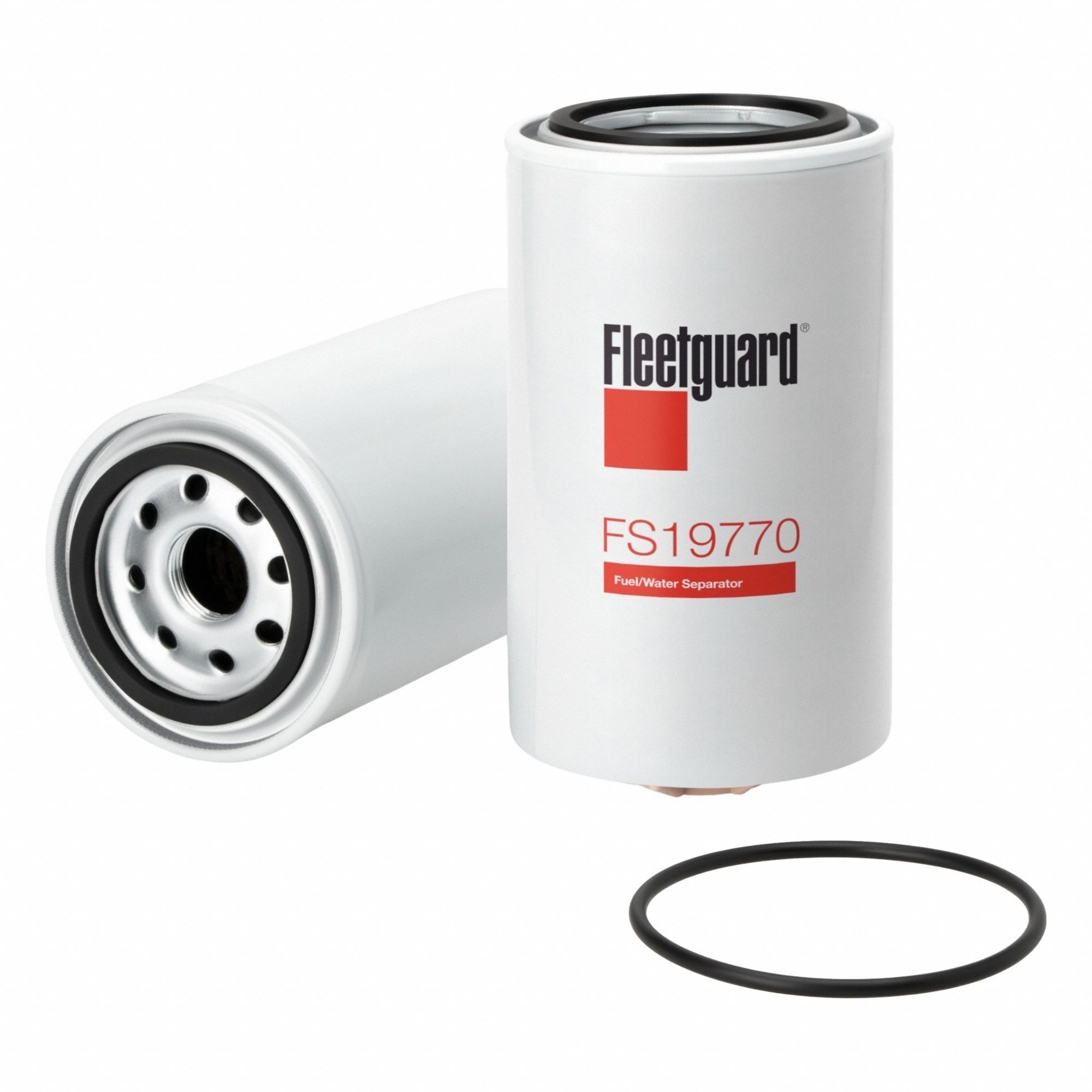 Fuel Filter: Spin-On, 6 5/8 in Overall Lg, 3 11/16 in Outside Dia, 1"-14 Thread Size