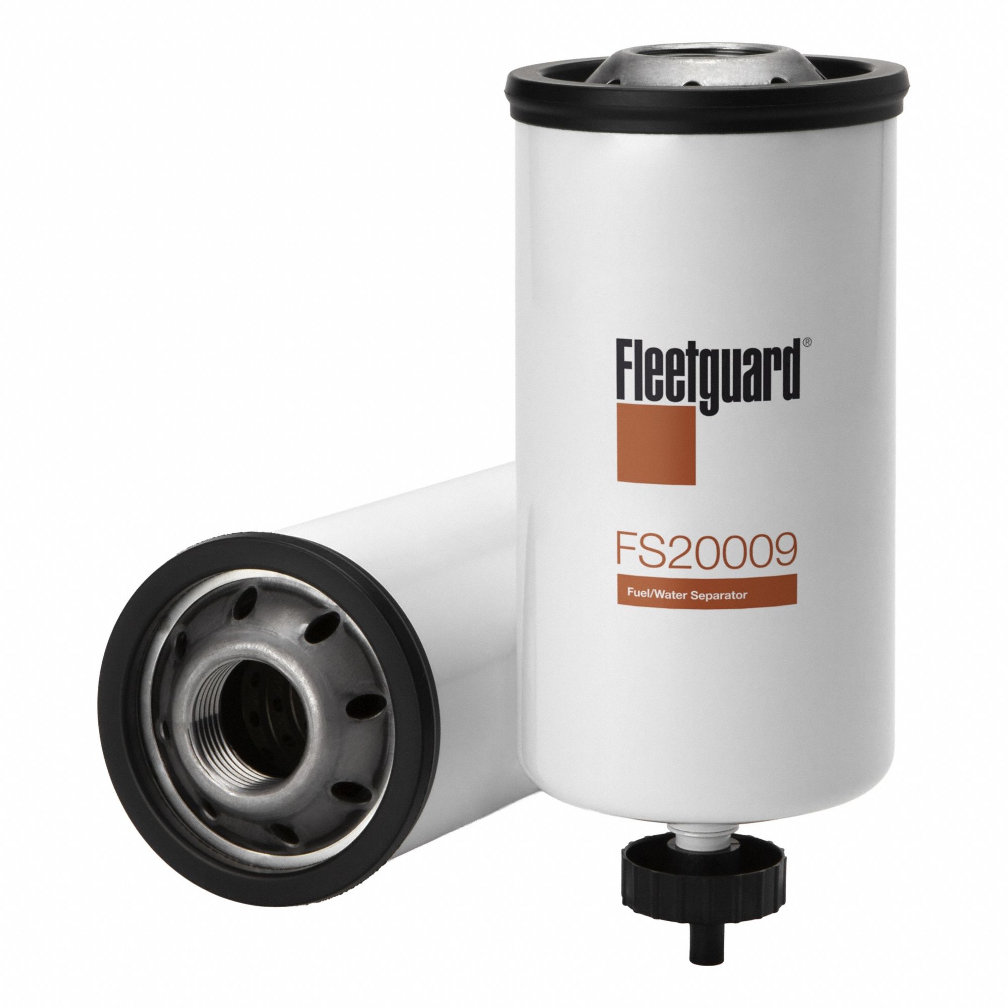 Fuel Filter: Spin-On, 8 in Overall Lg, 3 7/16 in Outside Dia, 1 1/4"-12 Thread Size