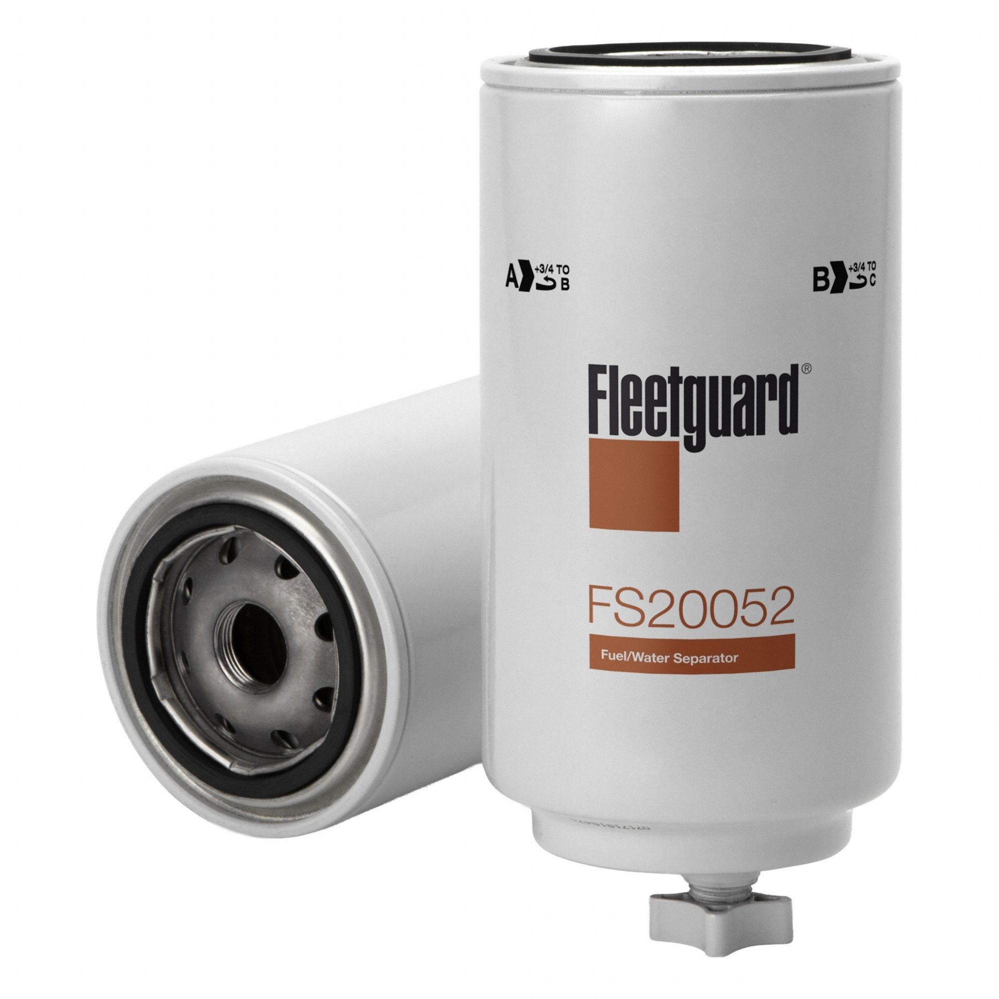 Fuel Filter: Spin-On, 7 15/16 in Overall Lg, 3 11/16 in Outside Dia, M22-1.50 Thread Size