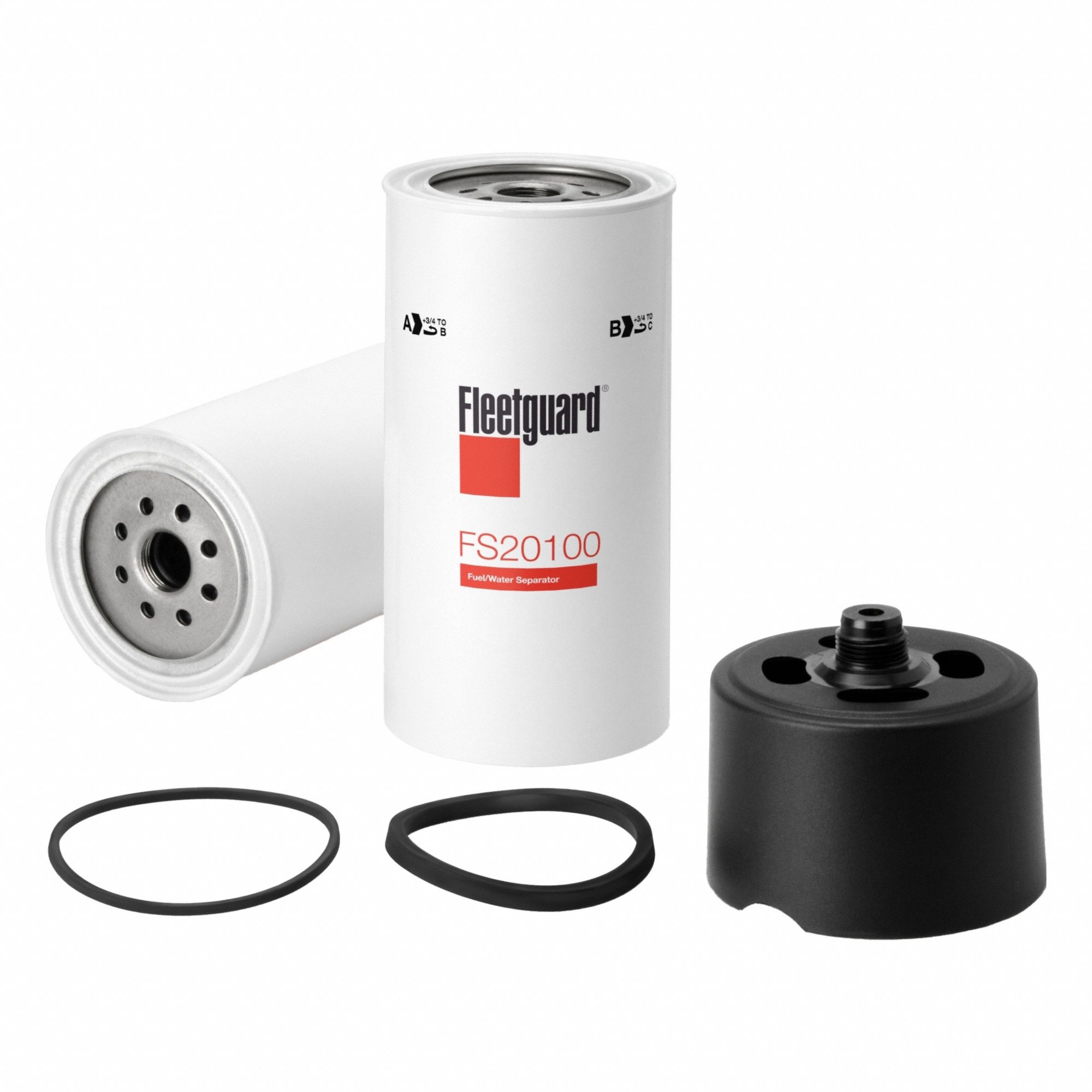 Automotive Fuel/Water Separator: Spin-On, 14 5/16 in Overall Lg, 4 9/16 in Outside Dia