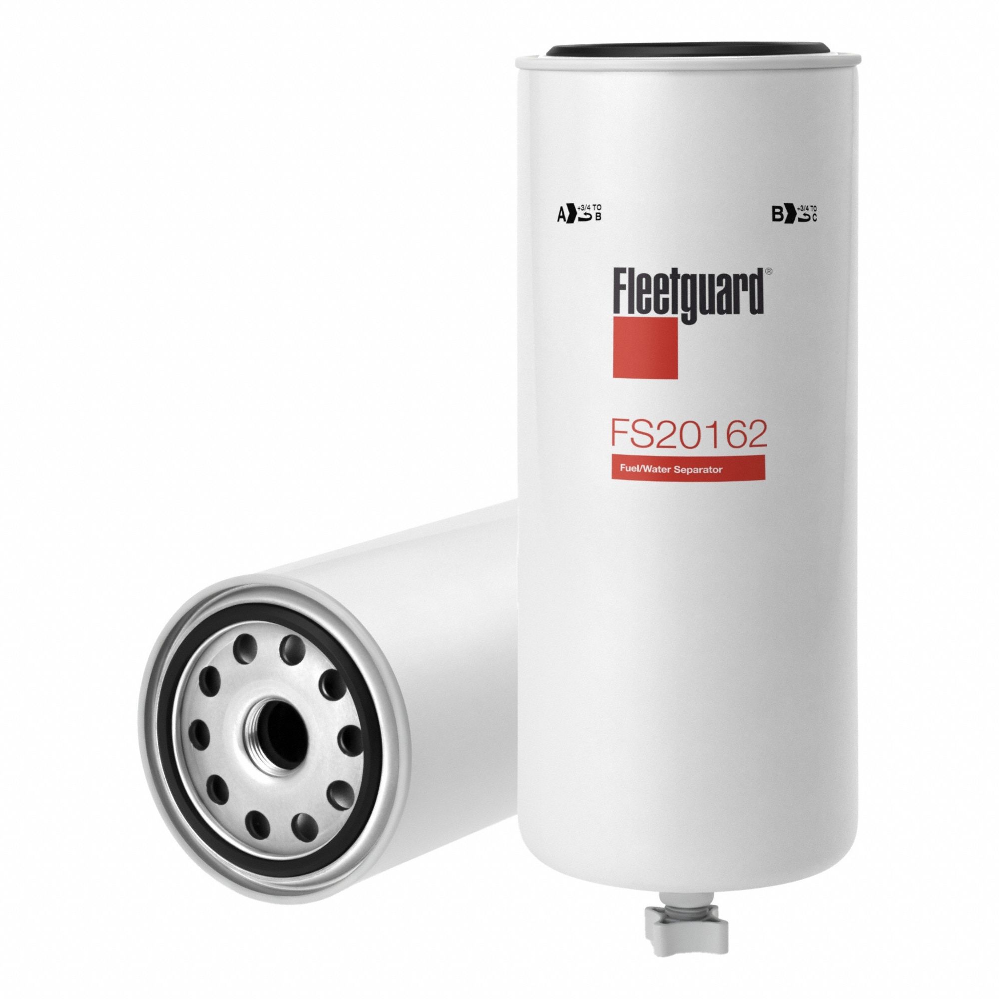 Automotive Fuel/Water Separator: Spin-On, 21 7/8 in Overall Lg, 4 5/16 in Outside Dia