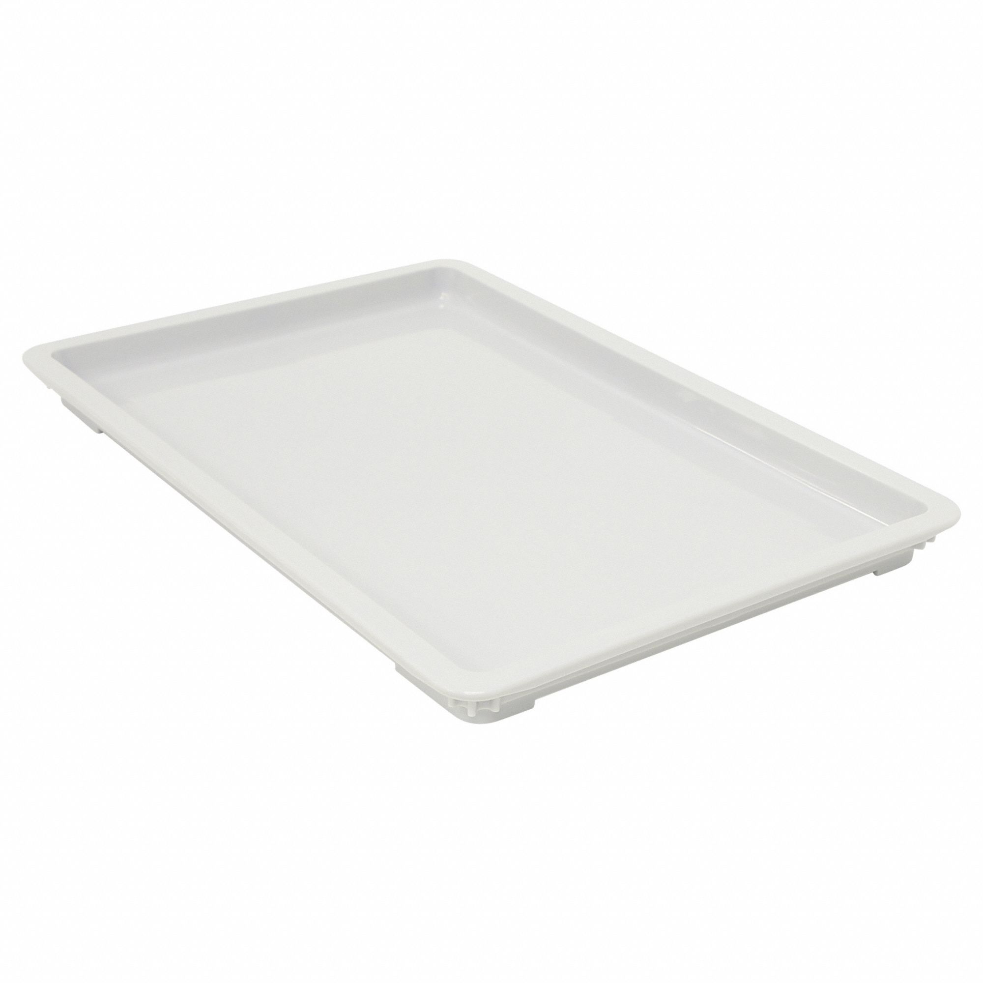 Pizza Dough Box: 6.6 qt Capacity, White Body, Polypropylene, NSF Certified