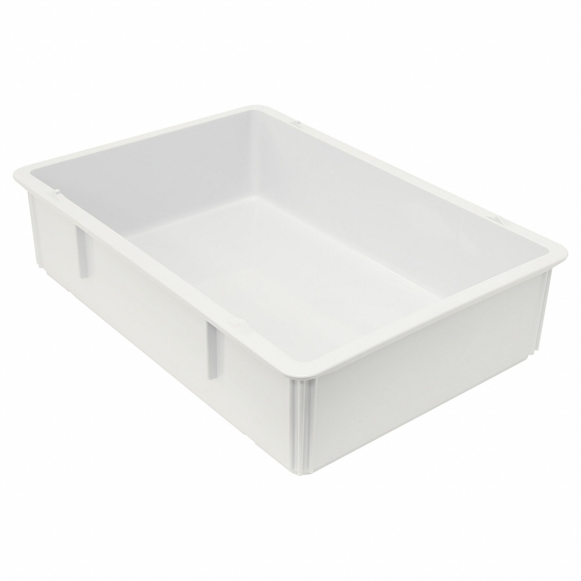 Pizza Dough Box: 39.7 qt Capacity, White Body, Polypropylene, NSF Certified
