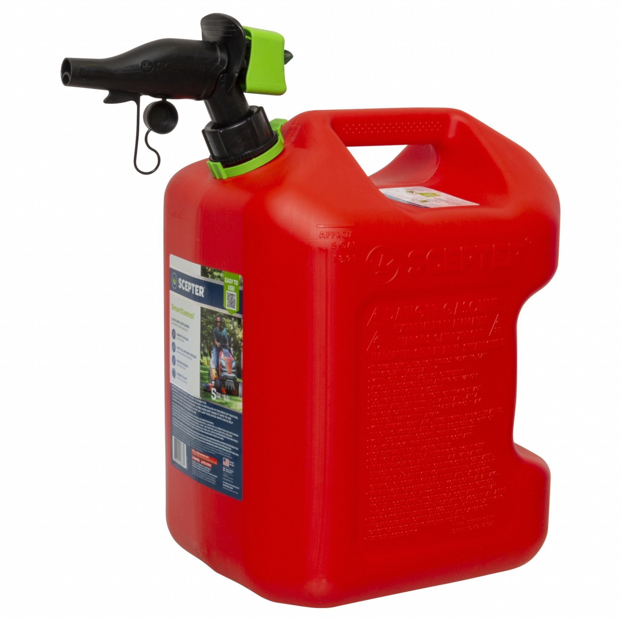 scepter-5-gal-capacity-gasoline-gas-can-803j26-fscg571-grainger