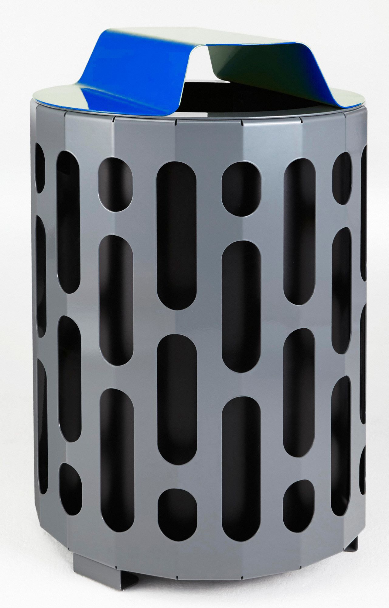 OUTDOOR RECYCLING CONTAINER,42 GAL.