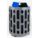 OUTDOOR RECYCLING CONTAINER,42 GAL.