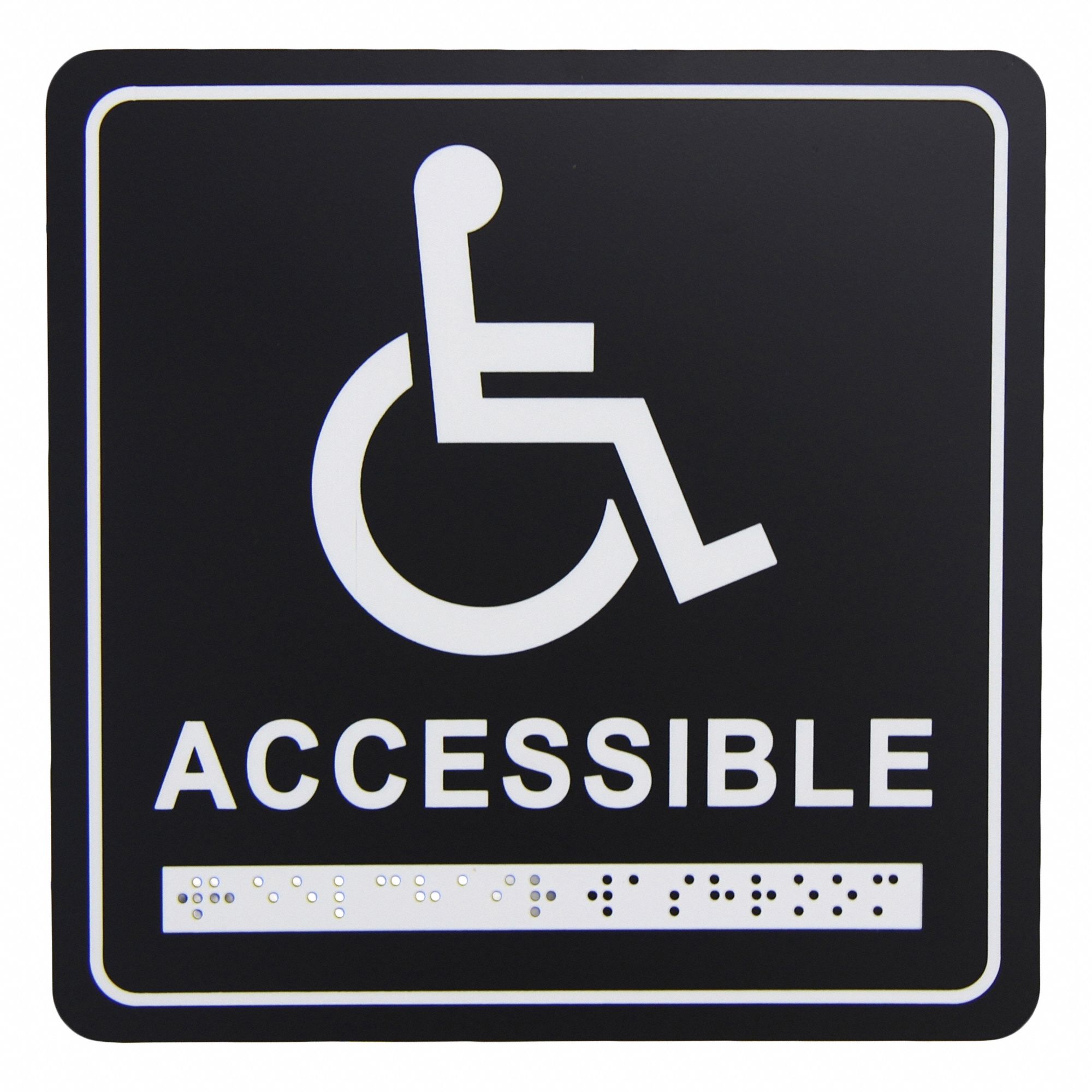 WASHROOM SIGN,6 IN H,PLASTIC