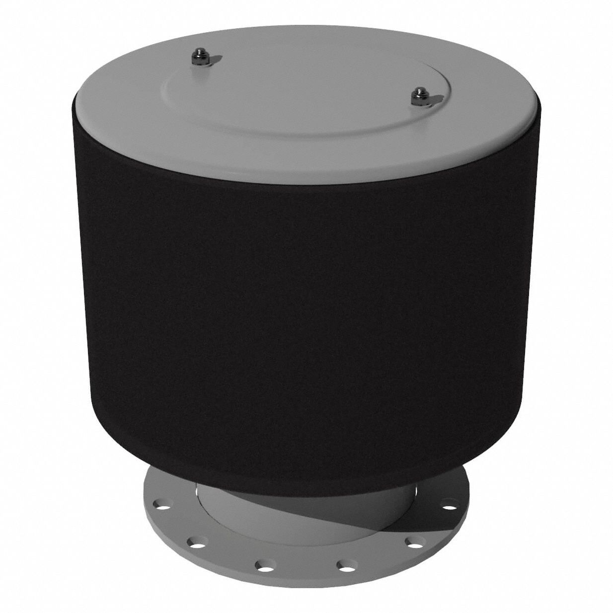 Intake Exposed Filter: 10 in Flange Inlet Size, 3, 300 scfm, 21 in Overall Ht, Paper